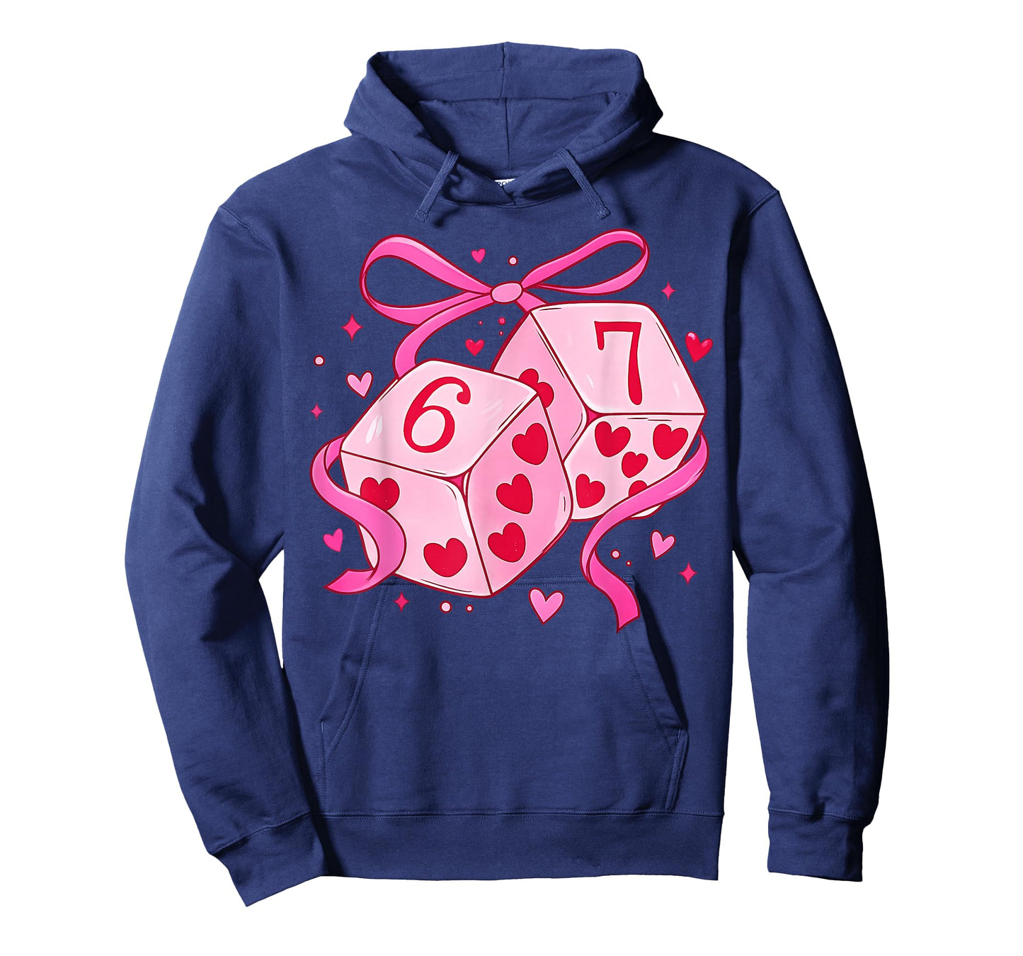 Preppy 67 Valentine Six Seven Dice 6 7 Men Women Kids T-Shirt