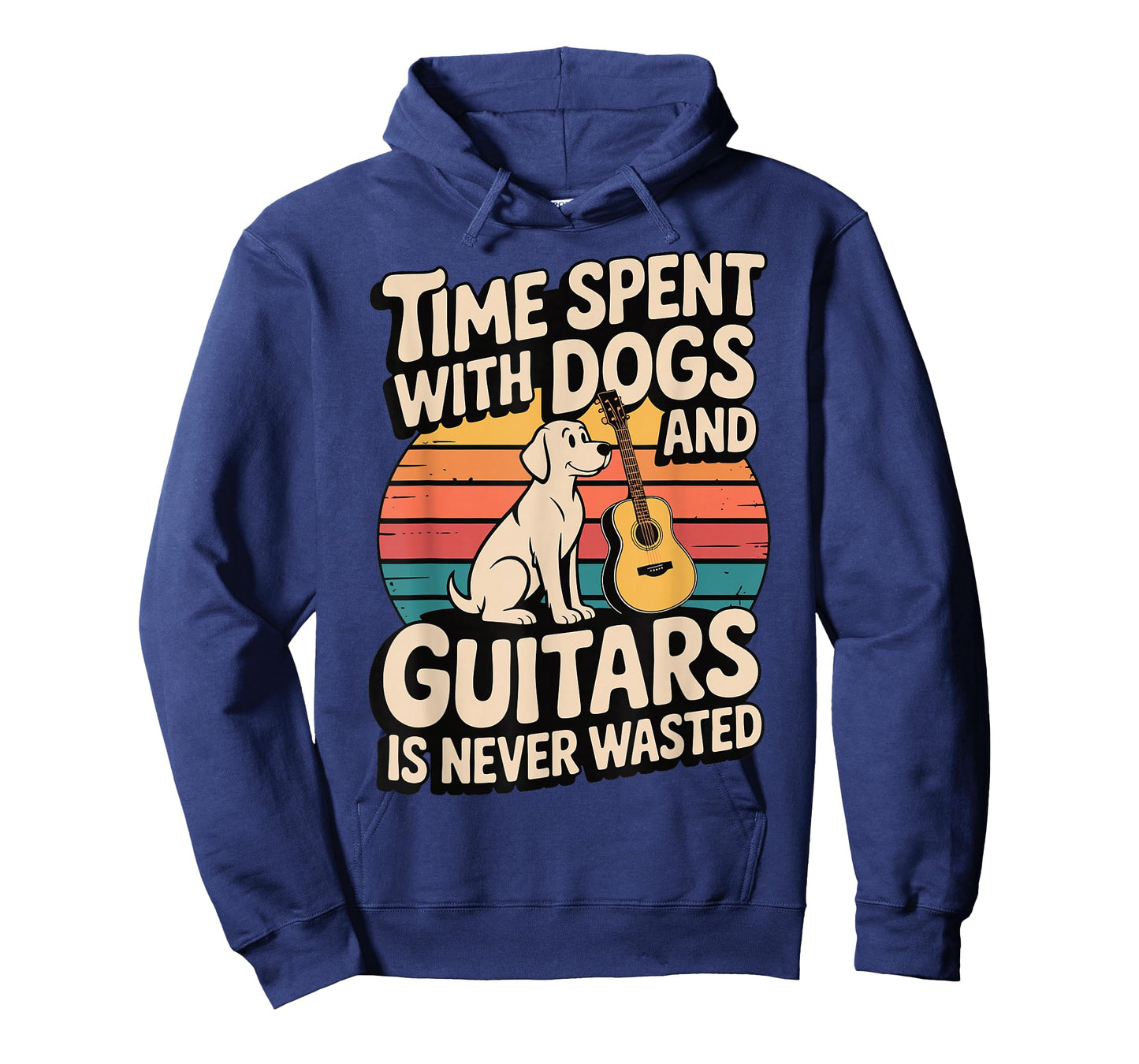 Time Spent with Dogs and Guitars is Never Wasted T-Shirt