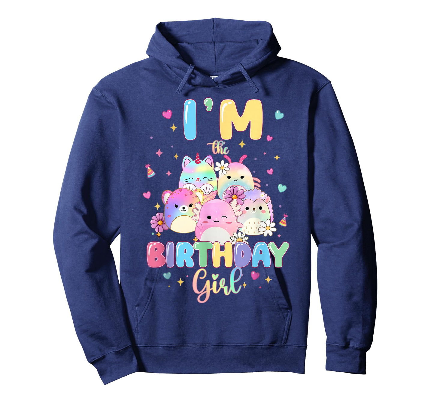 I'm The Birthday Girl Squish Squad Birthday Party Girls Kids T-Shirt