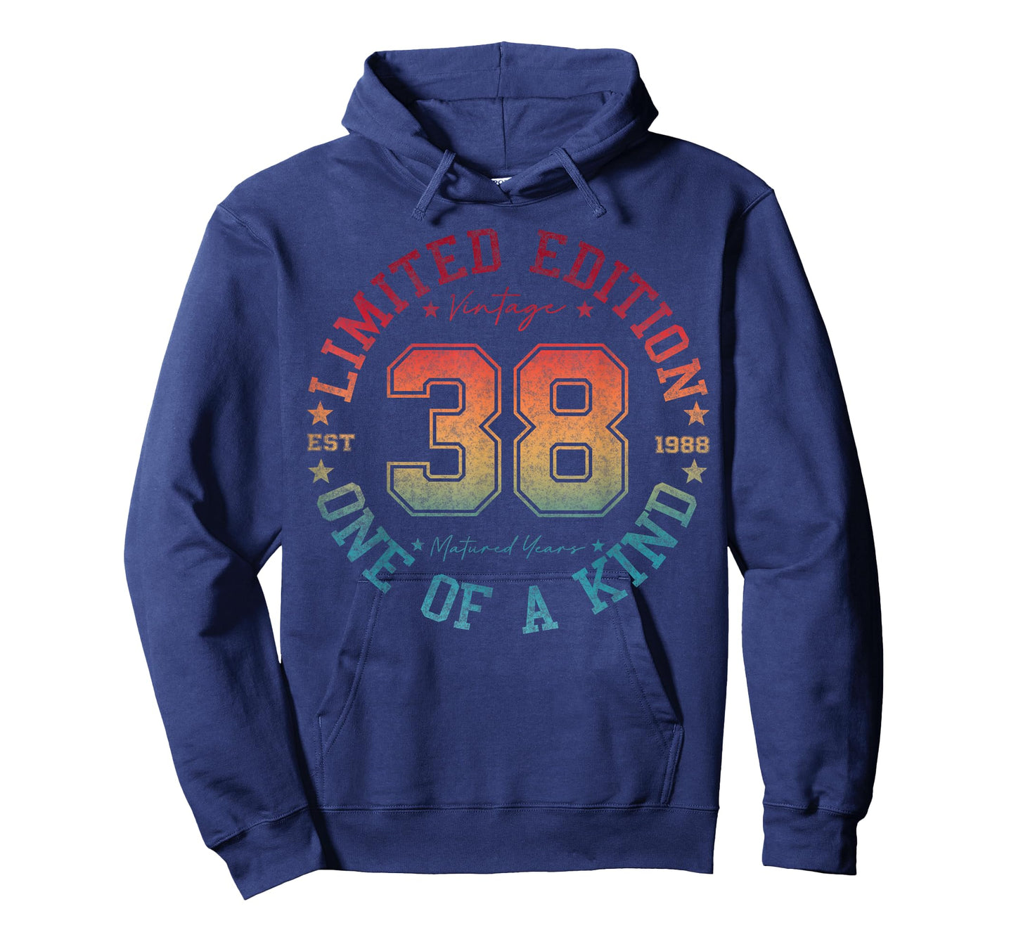 38 Year Old Gifts Vintage 1988 Limited Edition 38th Birthday T-Shirt
