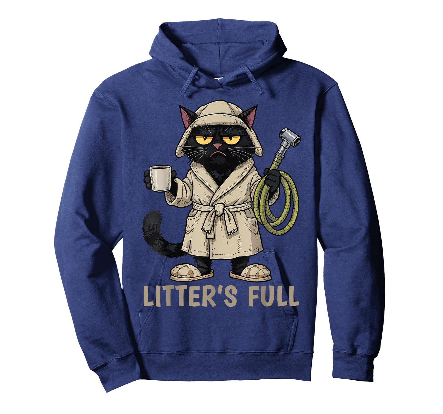 Litter’s Full Funny Cat Lovers Christmas T-Shirt