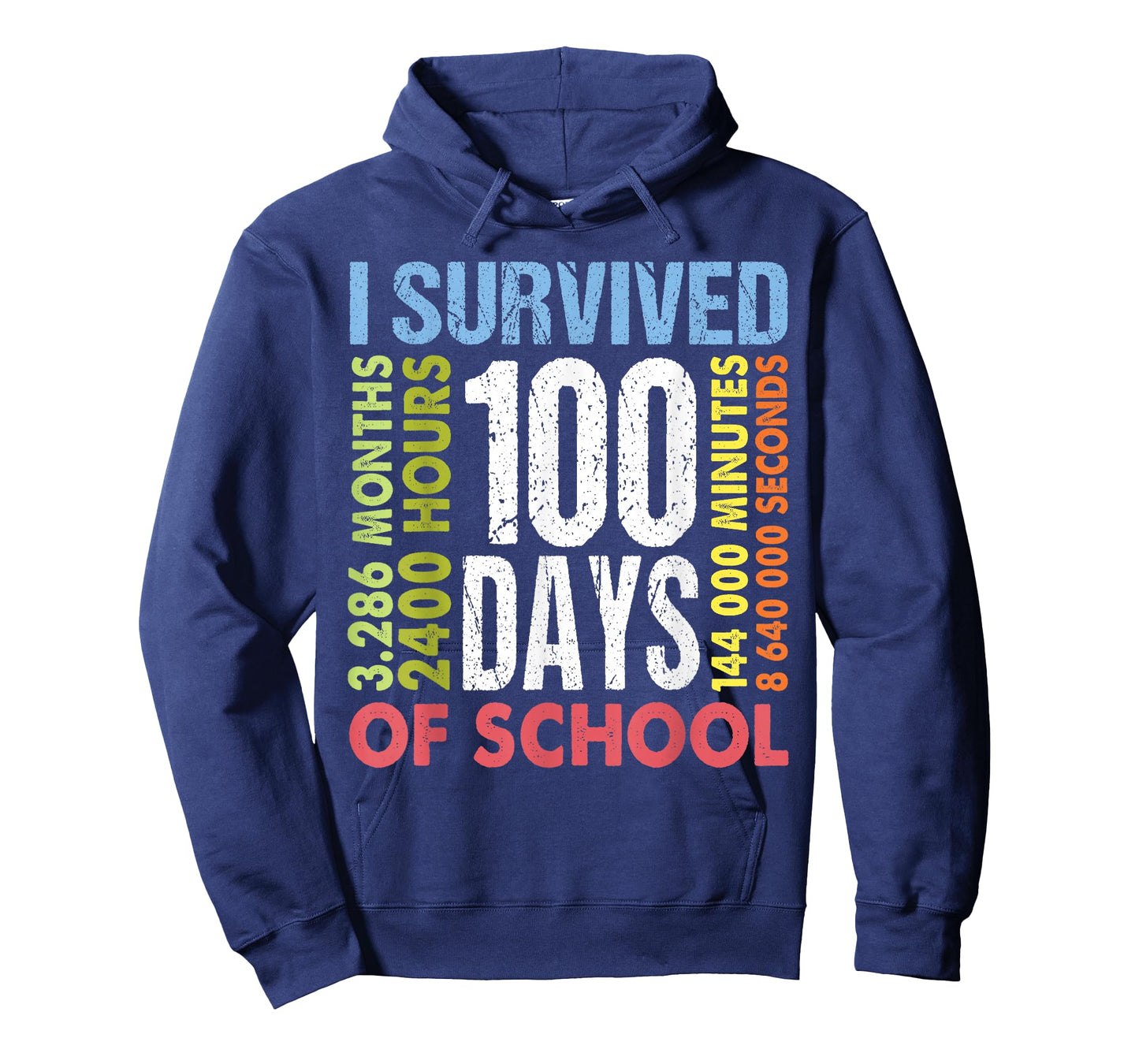 Funny I Survived 100 Days of School Boys Girls Teachers T-Shirt