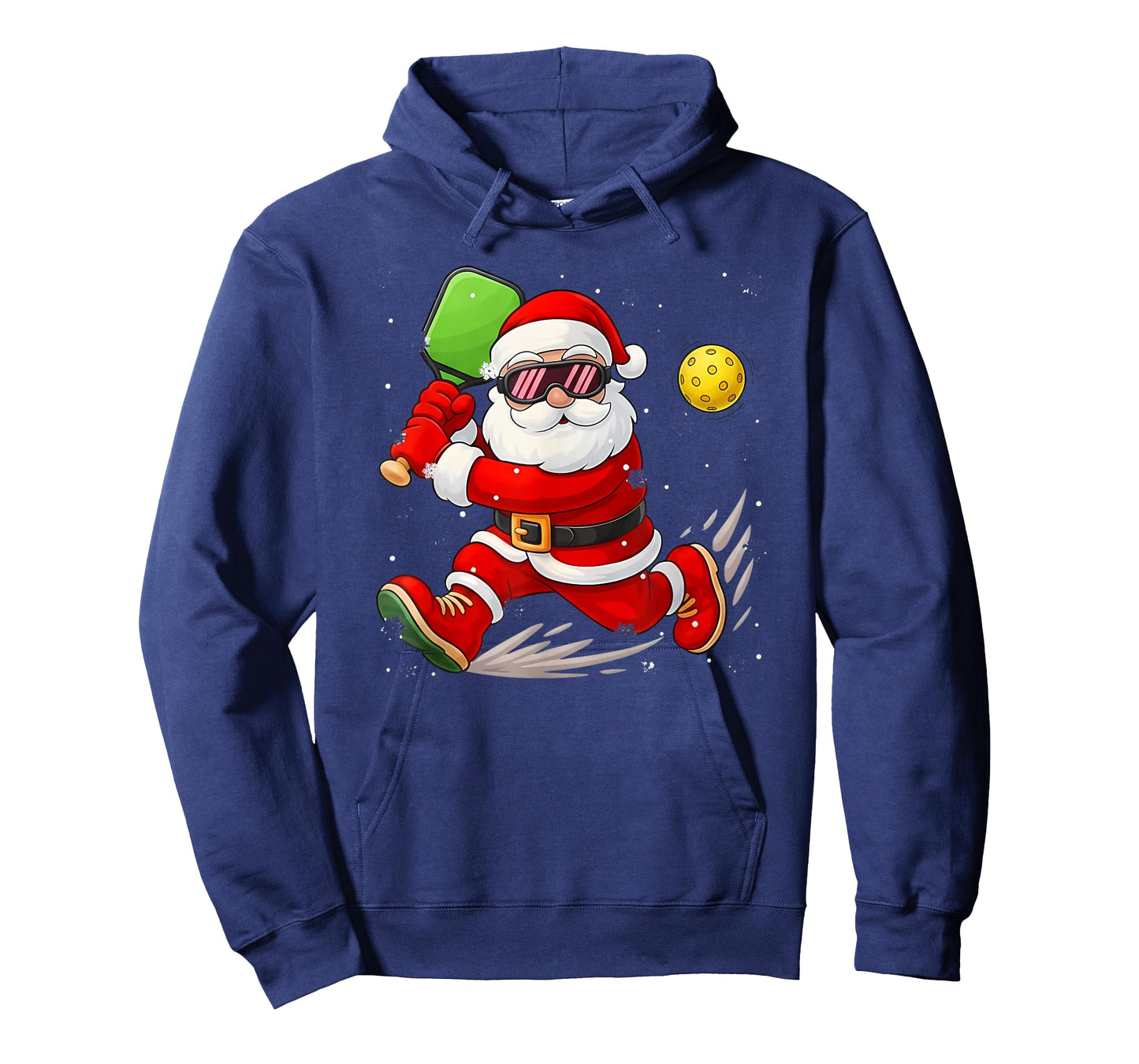 Christmas Santa Playing Pickleball Pajama Toddler Boys Kids T-Shirt