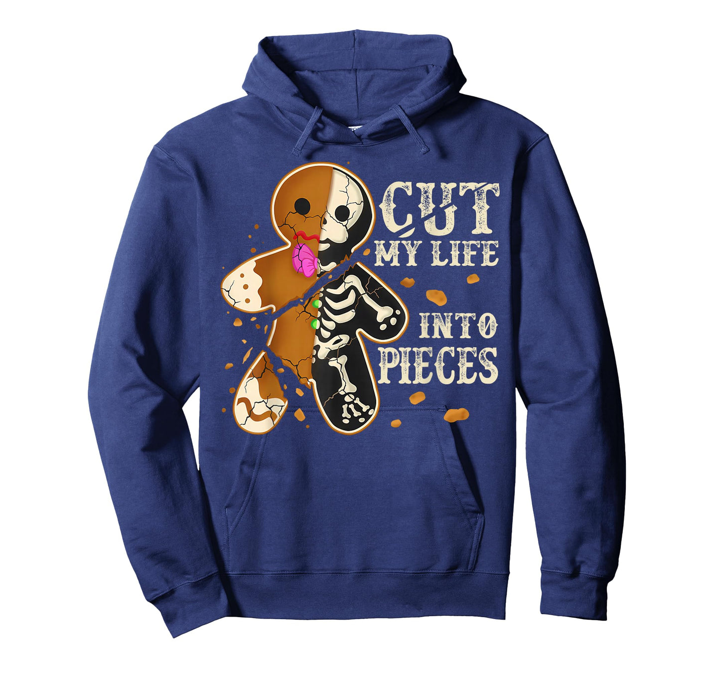 Cut My Life Into Pieces Funny Gingerbread Christmas Holiday T-Shirt