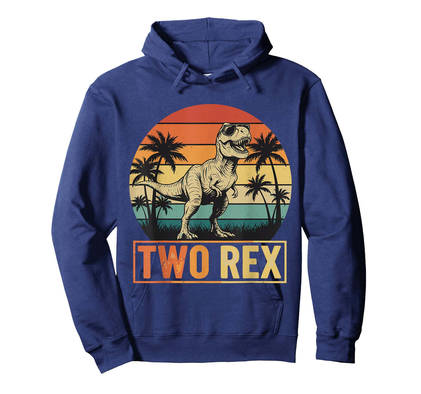 Funny Kids Two Rex Dinosaur Birthday 2 Year Old Boy T-Shirt