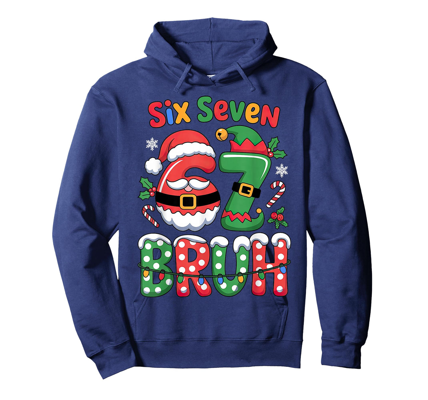 67 Christmas 6 7 Meme Six Seven Xmas T-Shirt