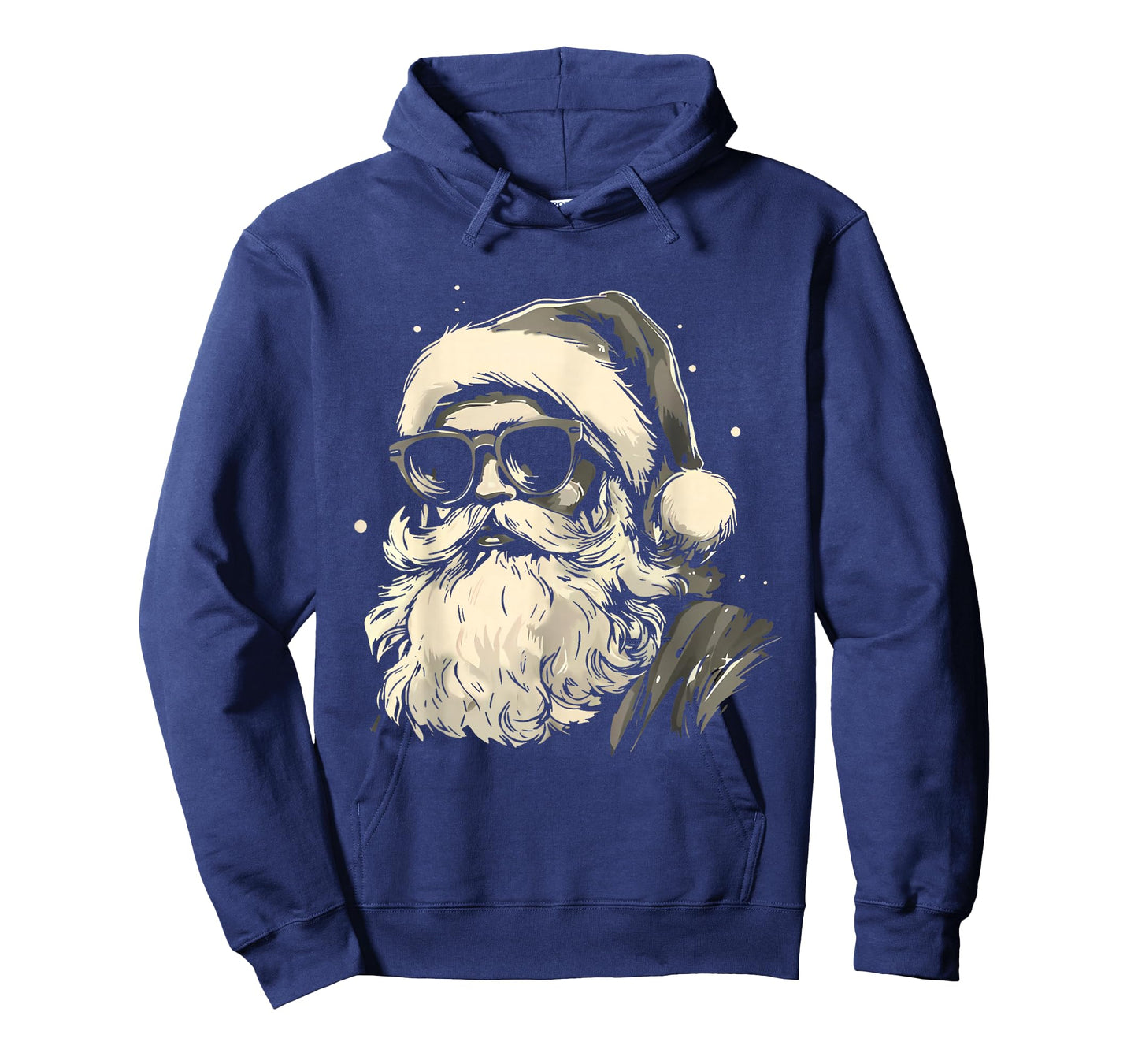 Cool Santa Claus Face Retro Sunglasses Christmas Men Boys T-Shirt