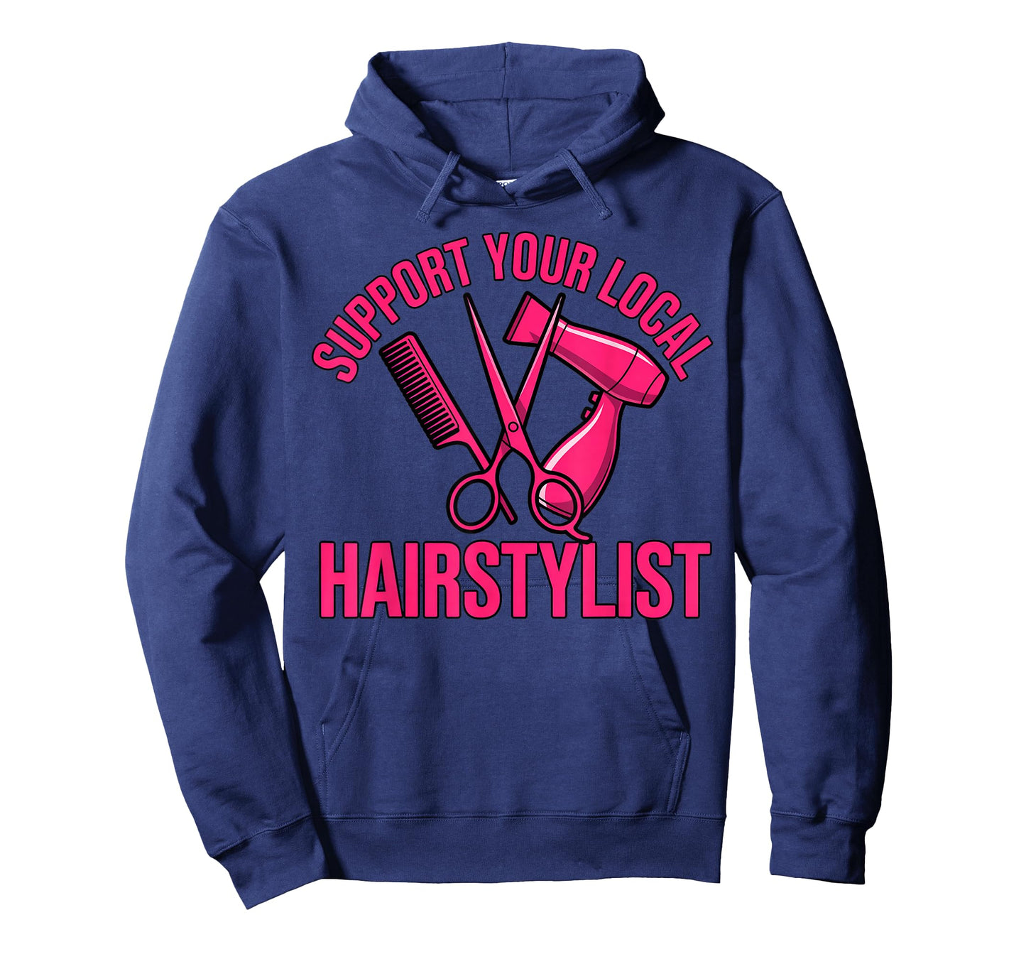 Support Your Local Hairstylist Barber Hair Salon Hairdresser T-Shirt