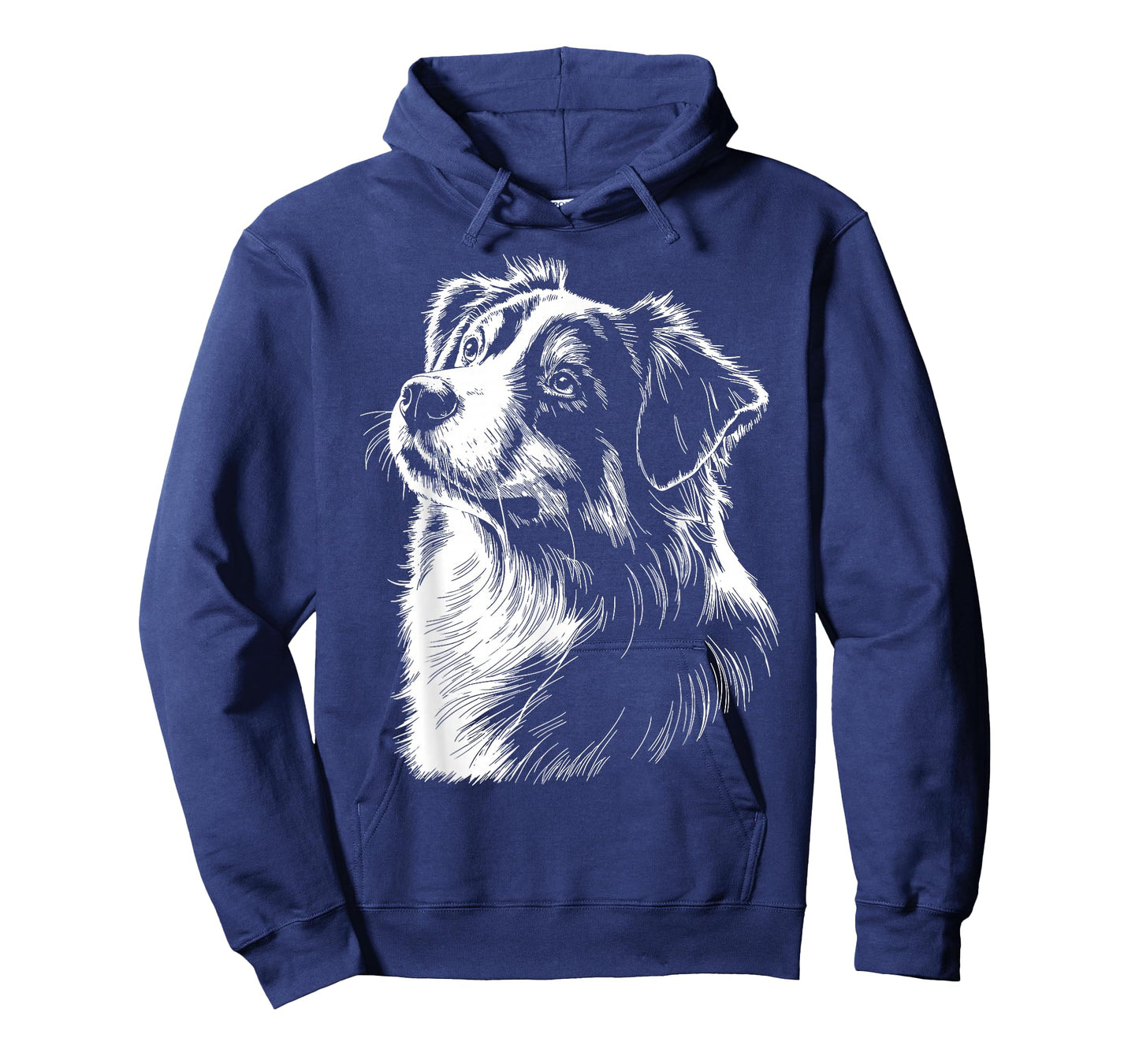Australian Shepherd Silhouette Mini Aussie Vintage Graphic T-Shirt