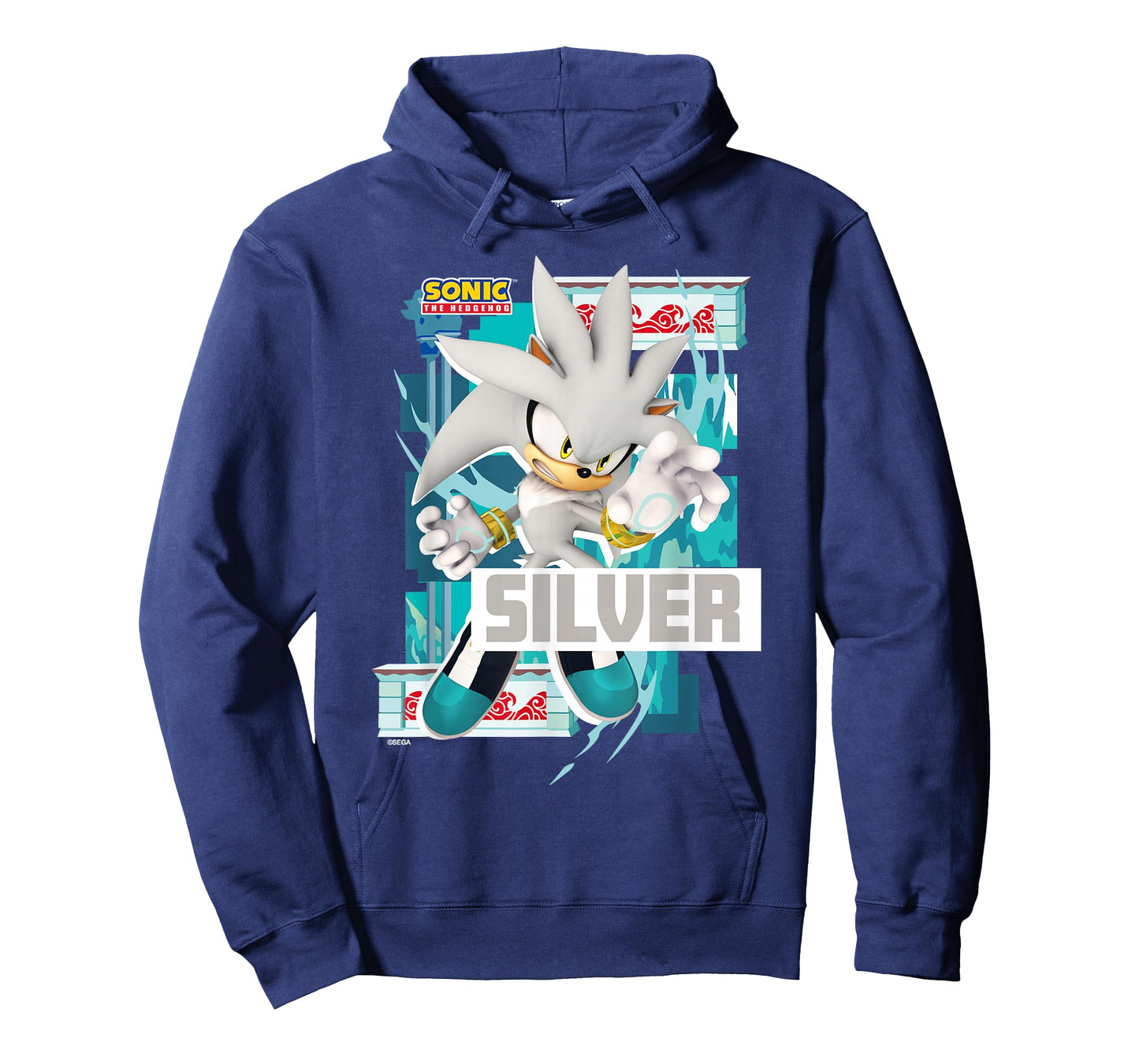 Sonic The Hedgehog - in The Zone - Silver T-Shirt