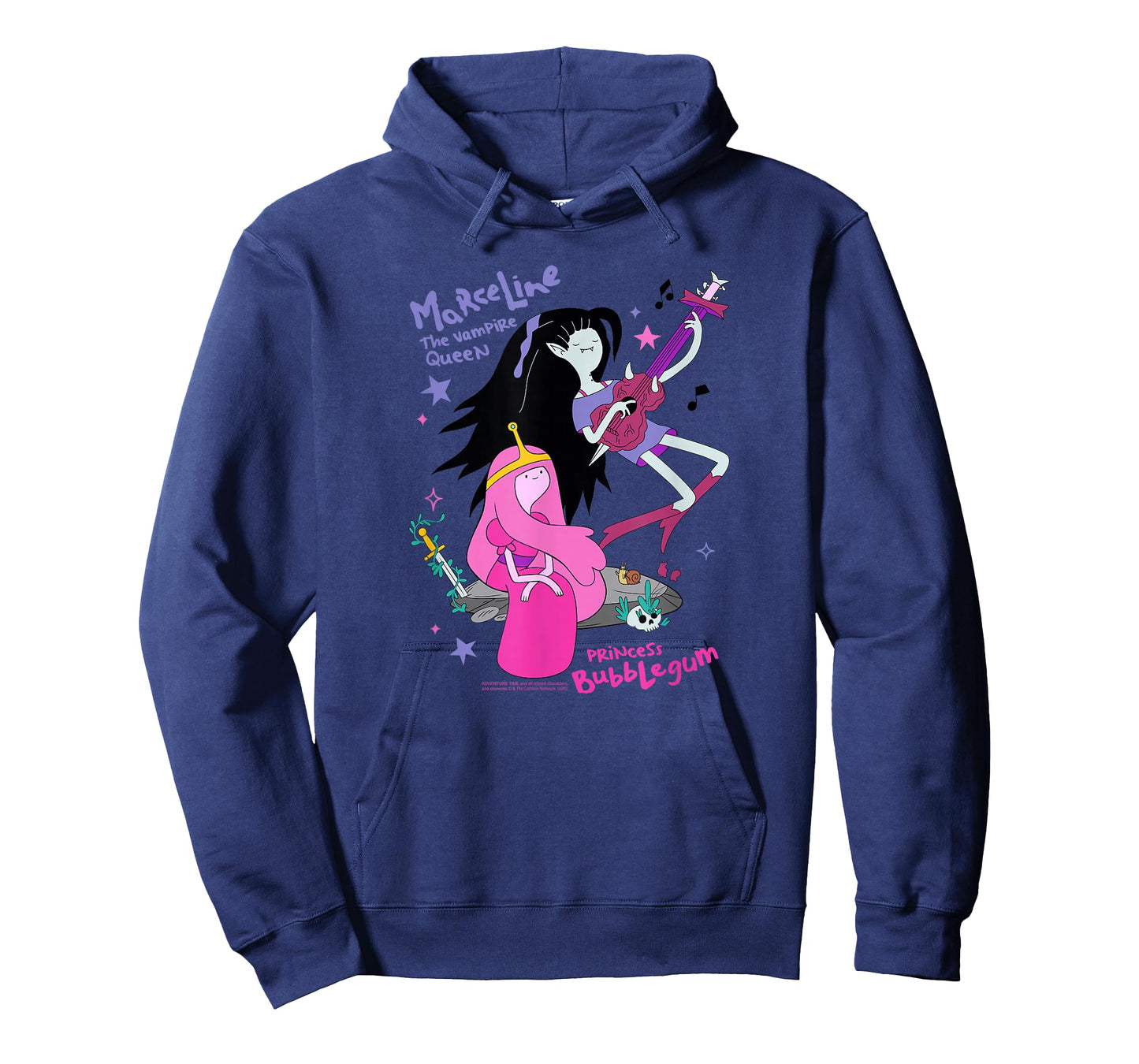 Adventure Time Marceline & Princess Bubblegum Cute Cartoon T-Shirt