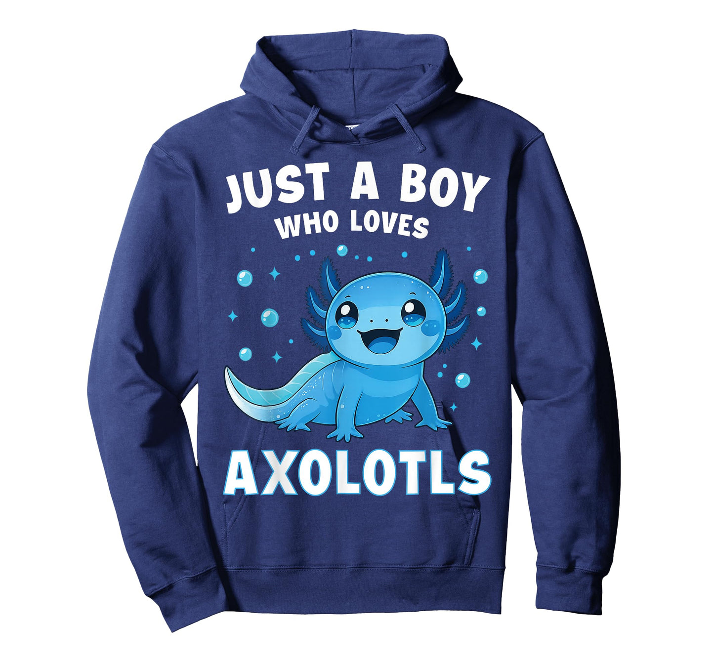 Just A Boy Who Loves Axolotls Boys Kids Kawaii Axolotl Lover T-Shirt
