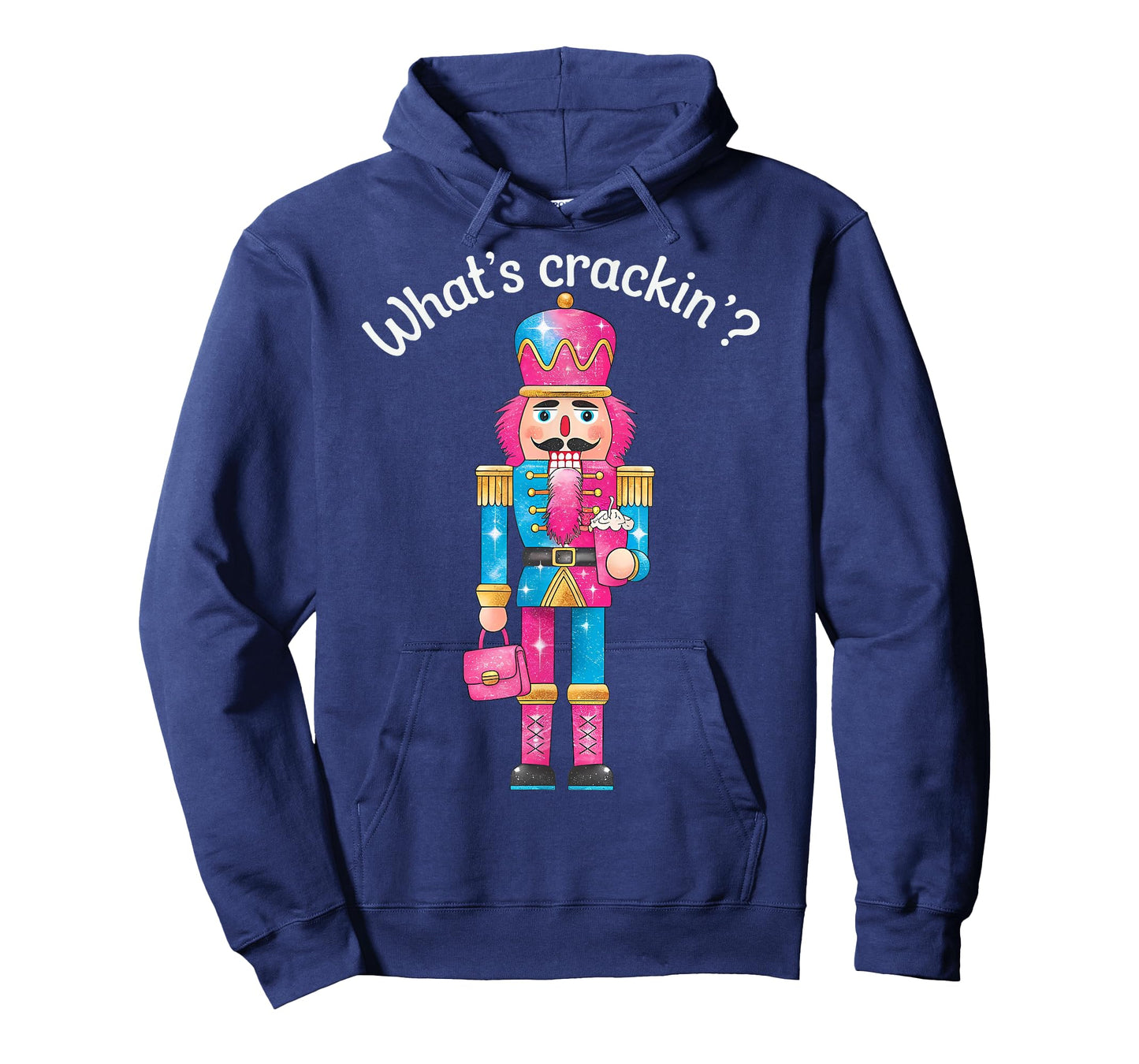 Christmas Nutcracker Whats Crackin Funny Xmas Men Women Kids T-Shirt