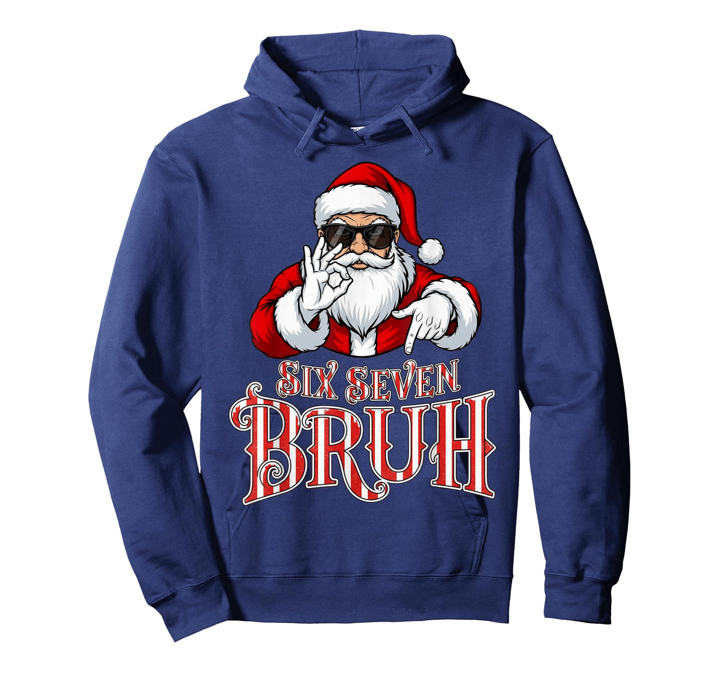 Funny Six Seven Bruh Santa Meme Christmas 67 T-Shirt
