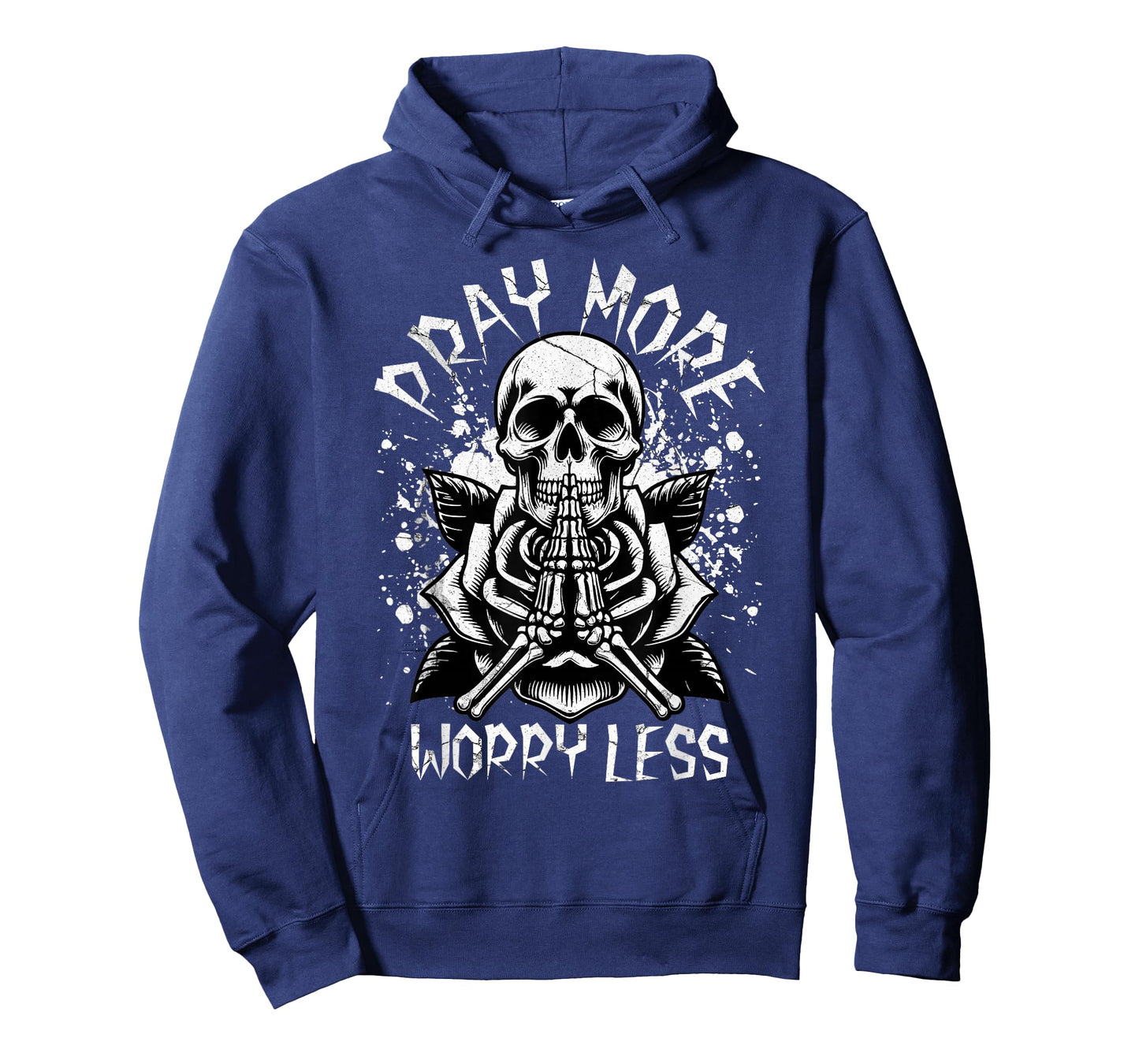 Pray Religious Skeleton Christian Gothic Streetwear Goth T-Shirt