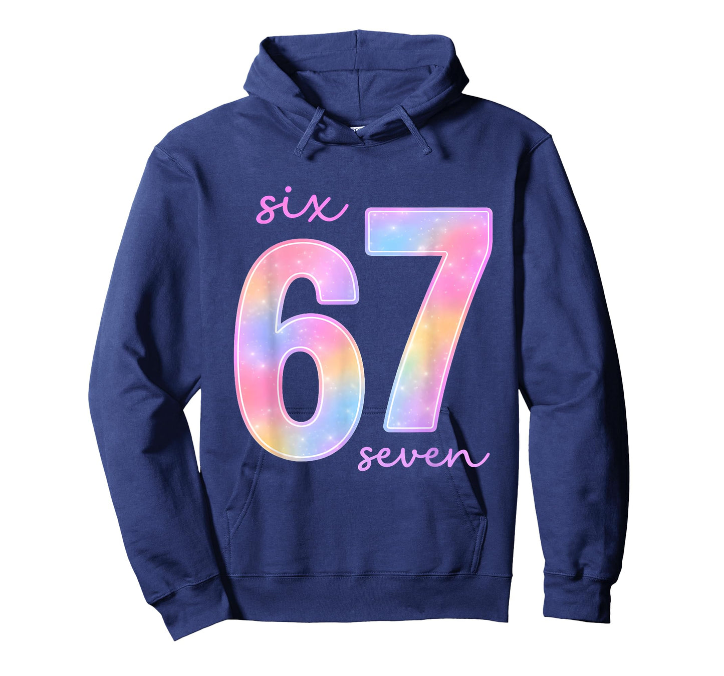 Funny Six Seven 6 7 Meme Gen Alpha Slang 67 Kids Girls T-Shirt