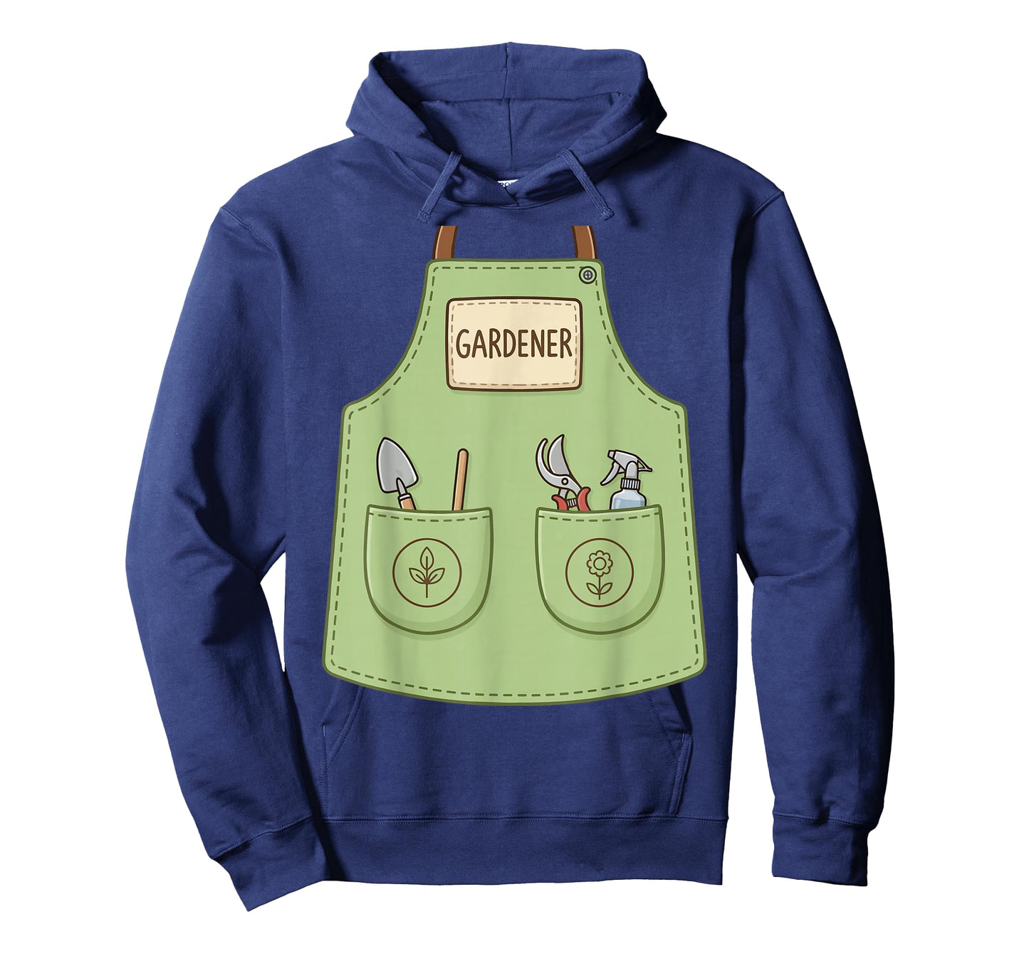 Gardener Funny Cute Gardening Horticulture Apron Costume T-Shirt