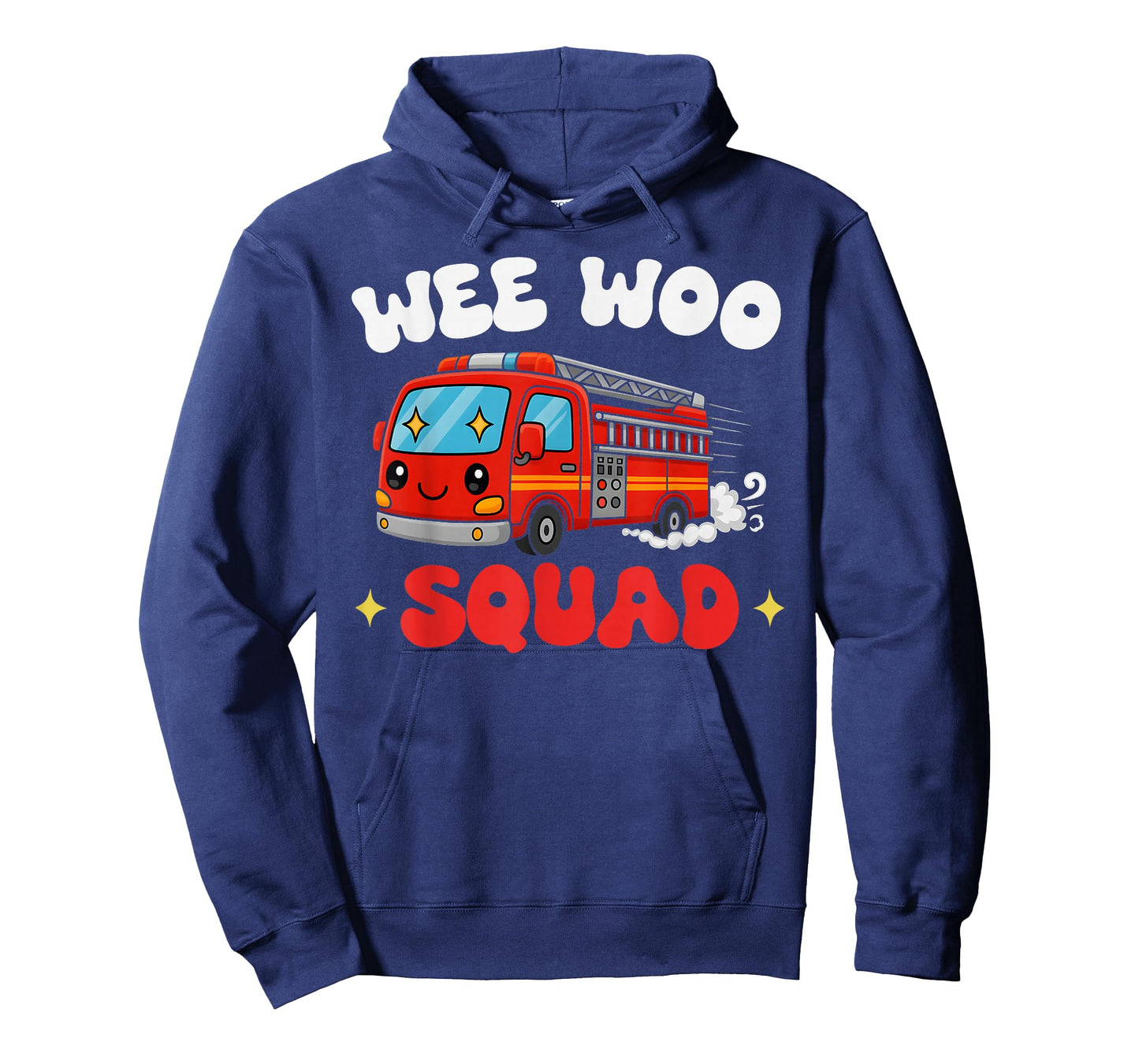 Funny Wee Woo Squad Firefighter Fire Truck Fireman T-Shirt