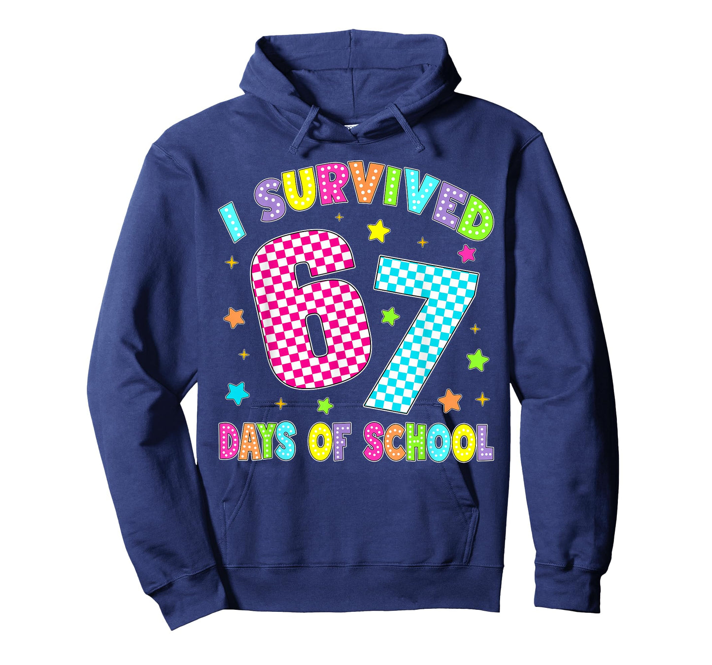 I Survived 67 Days of School Six Seven 67 Meme Slang Kids T-Shirt