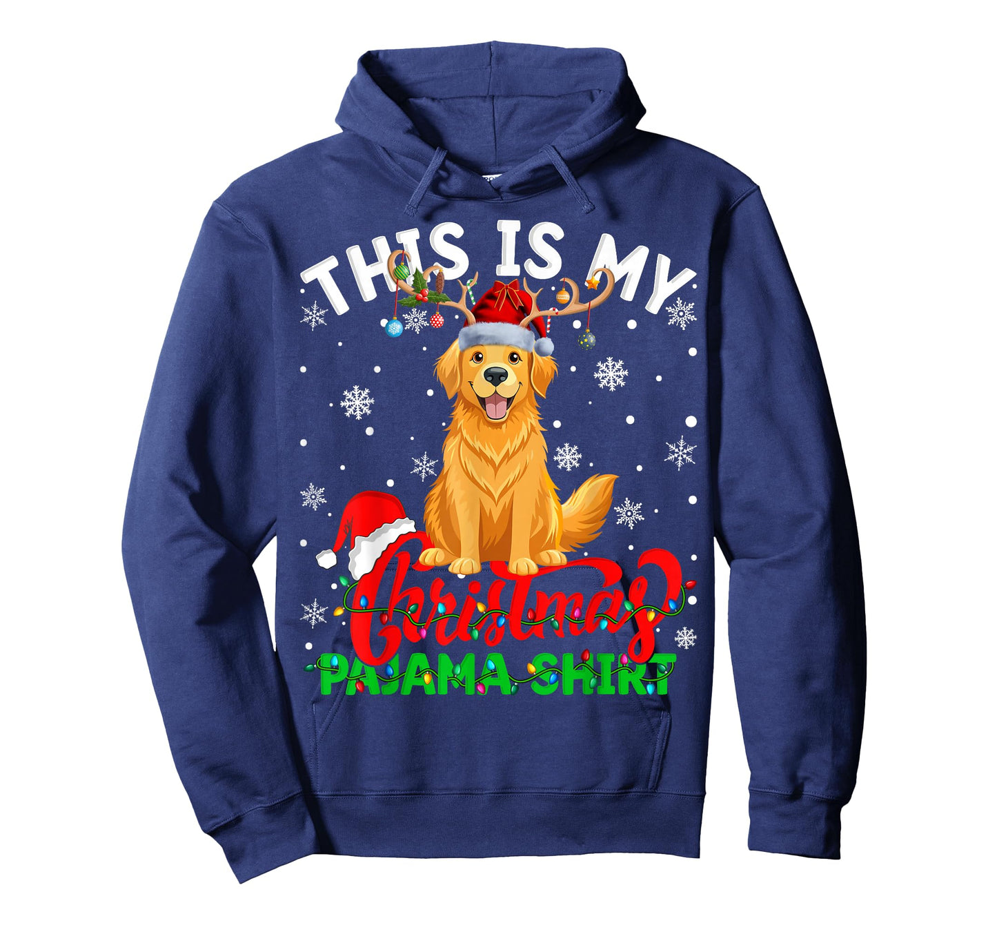 This is My Golden Retriever Ugly Christmas Pajama Sweater T-Shirt