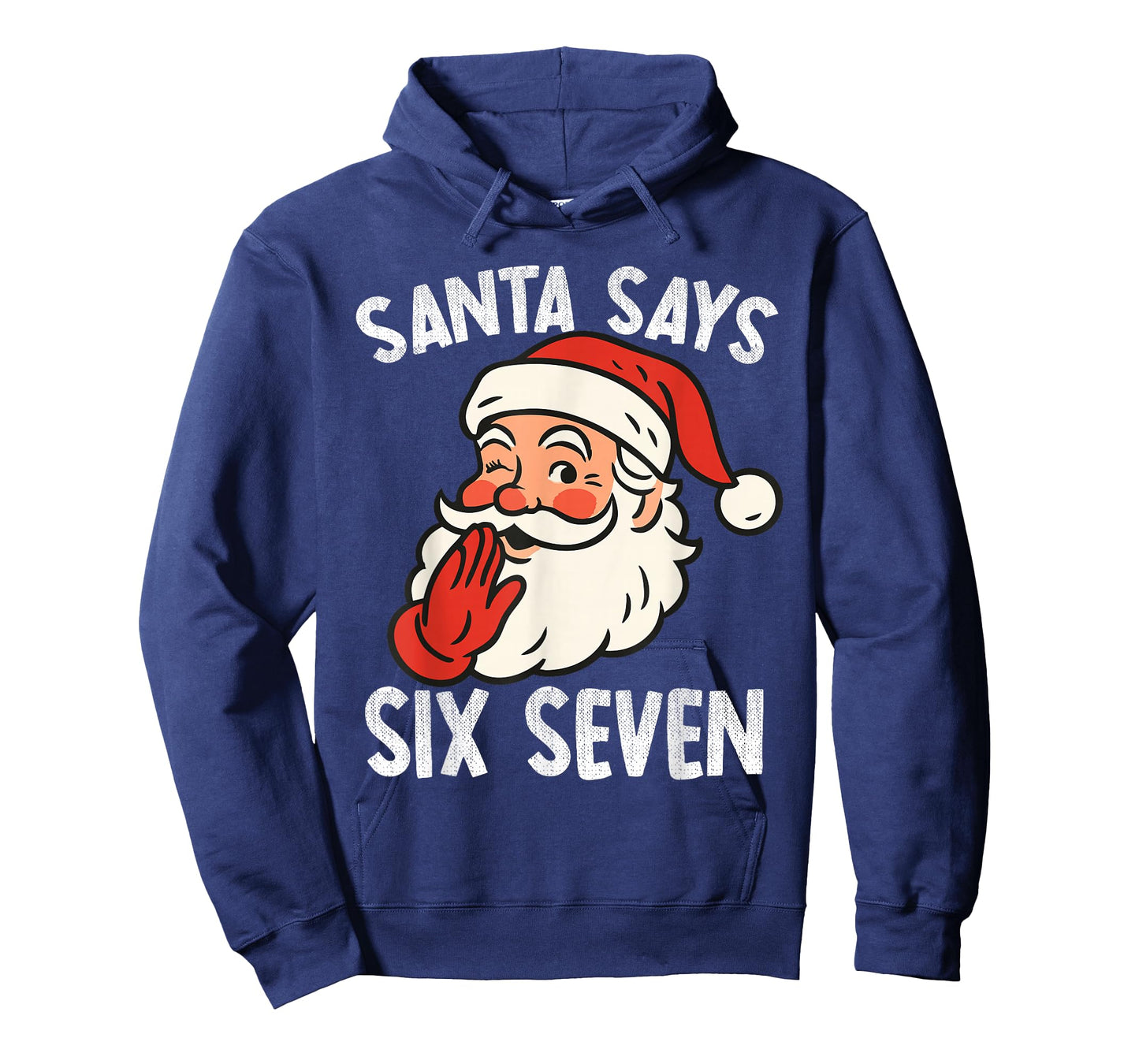 Funny Santa Says Six Seven Christmas 67 Meme Xmas Boys Kids T-Shirt