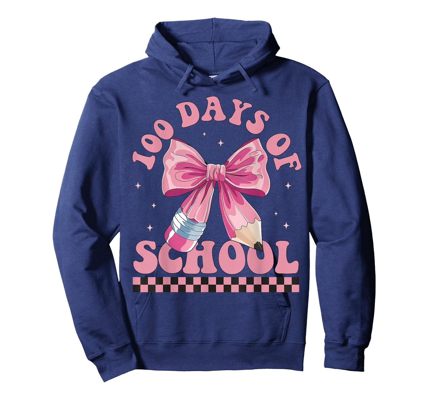 Happy 100 Days of School Pink Bow Teacher Kids T-Shirt