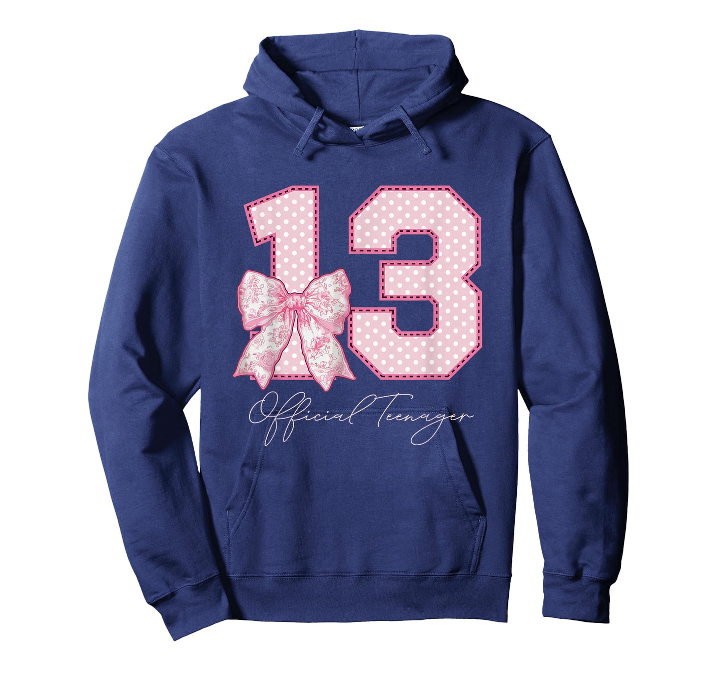 13th Birthday Shirt Girls Coquette Bow 13 Year Old Teenager T-Shirt