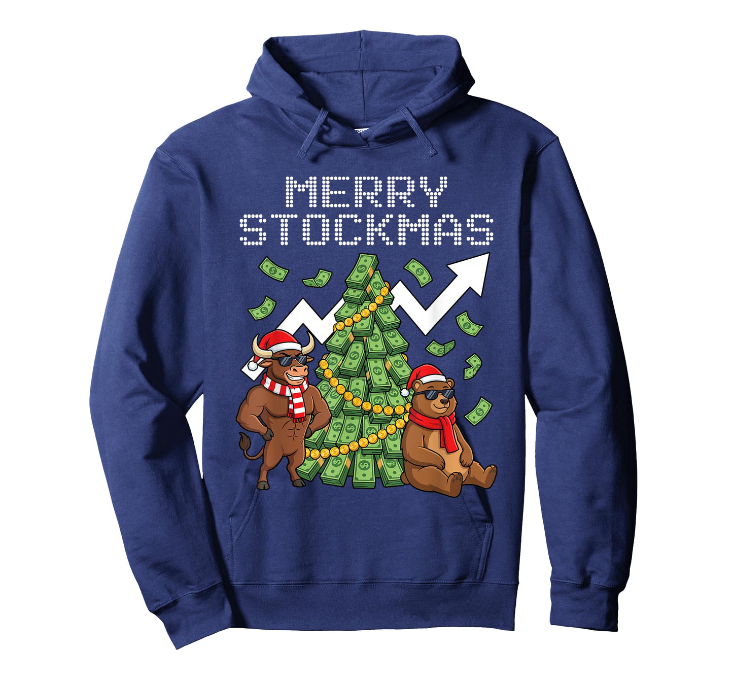 Investor Christmas Men Women Kids Funny Stock Market T-Shirt