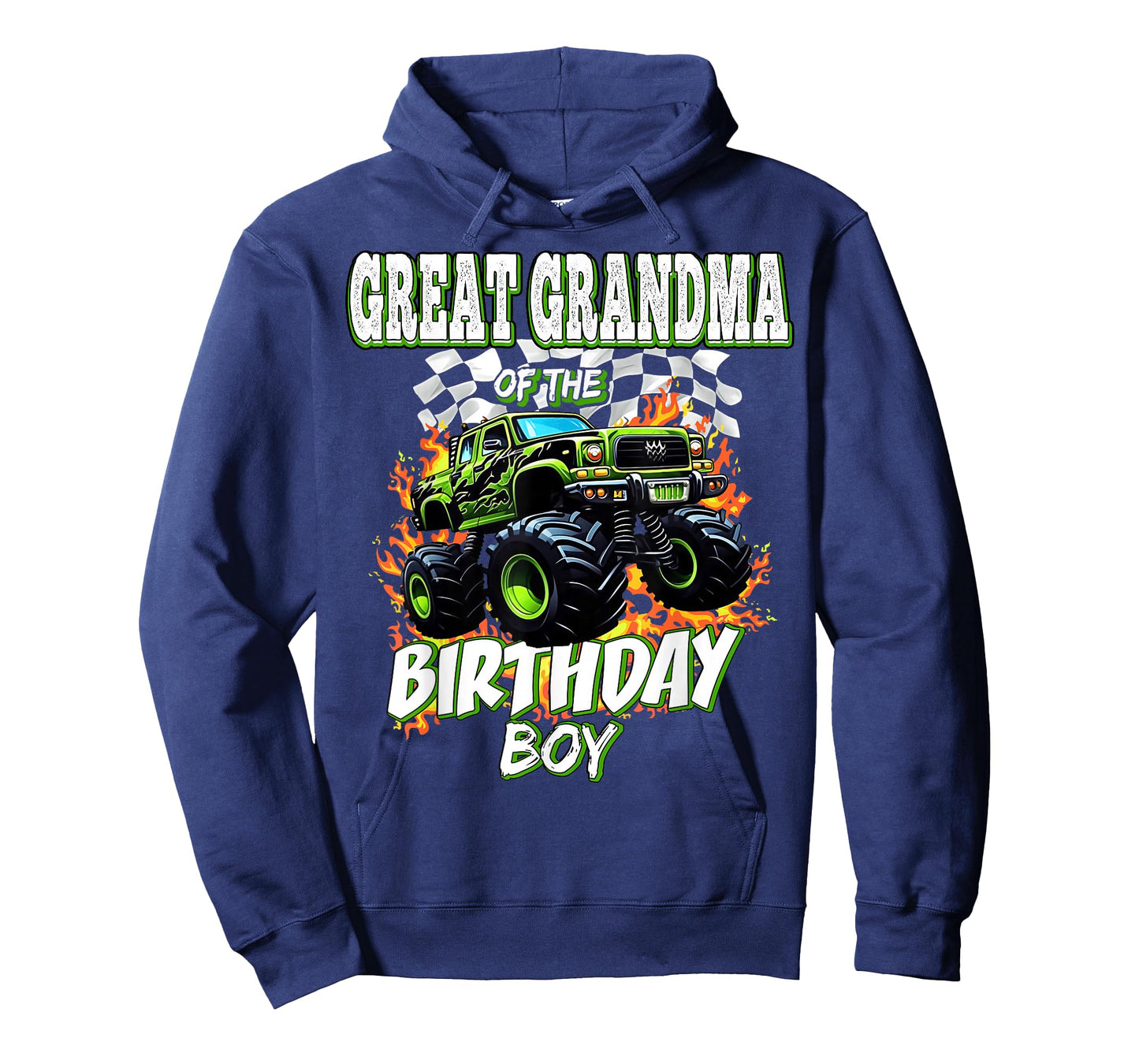 Great Grandma of The Birthday Boy Monster Truck Birthday Kid T-Shirt