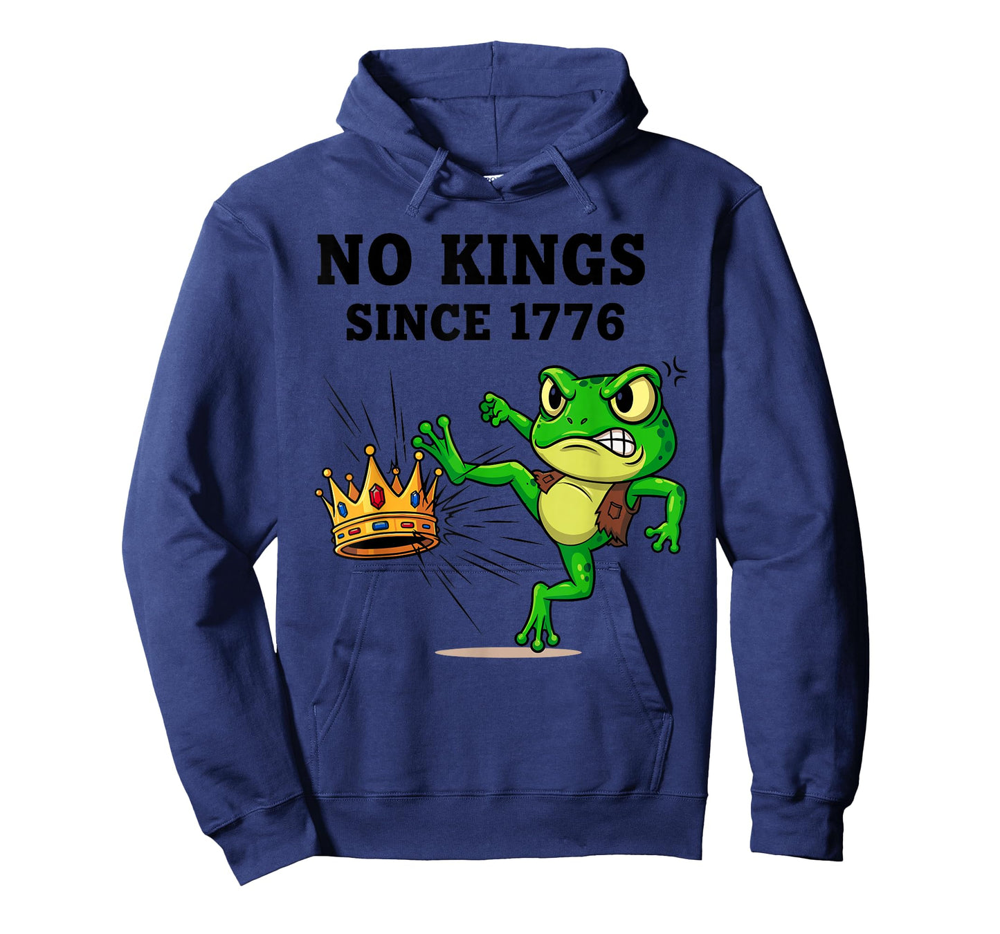 No Kings Since 1776 Frog Protest T-Shirt