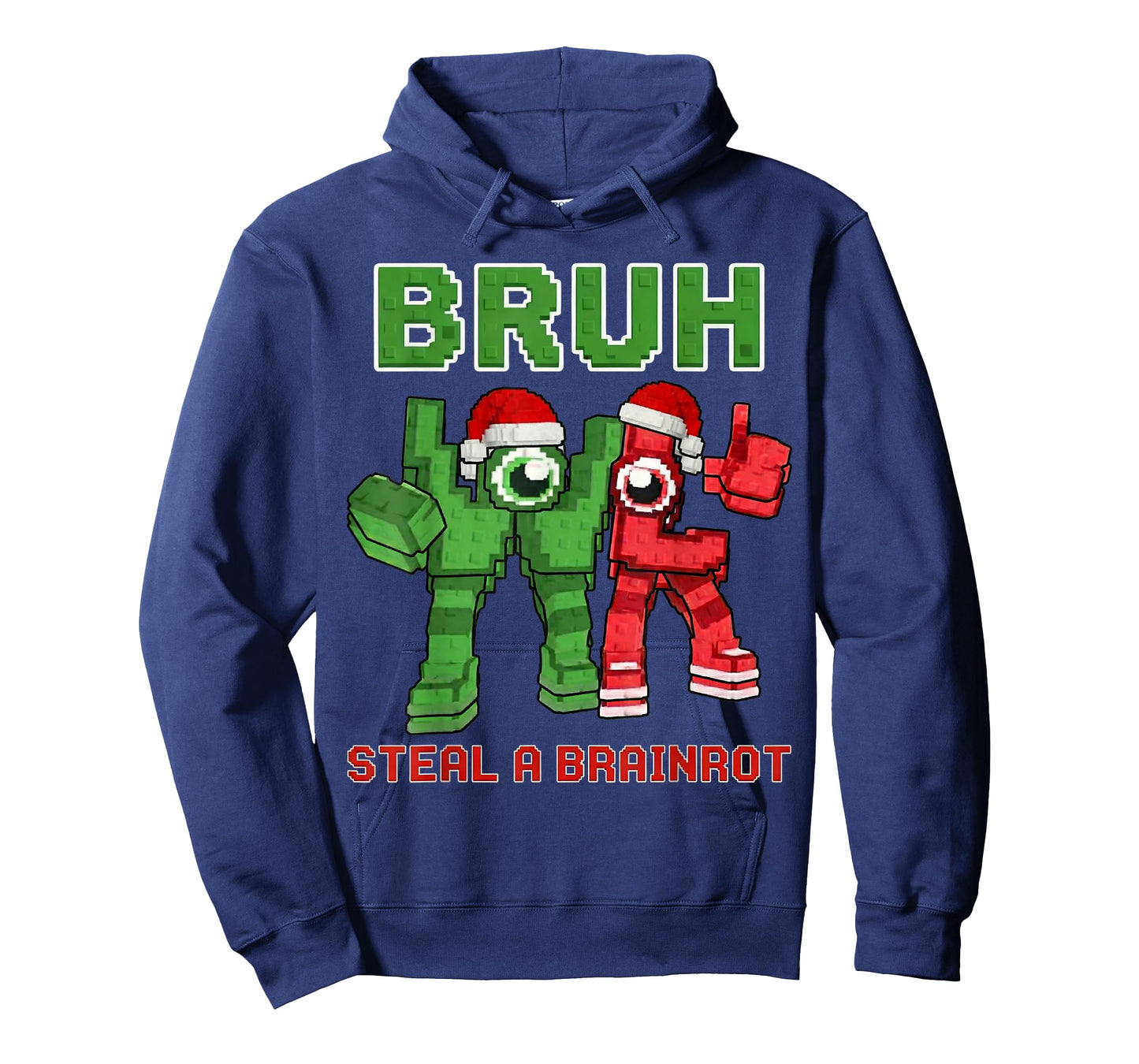 Bruh Steal a Brain Rot Shirt Funny Christmas Brainrot Meme T-Shirt