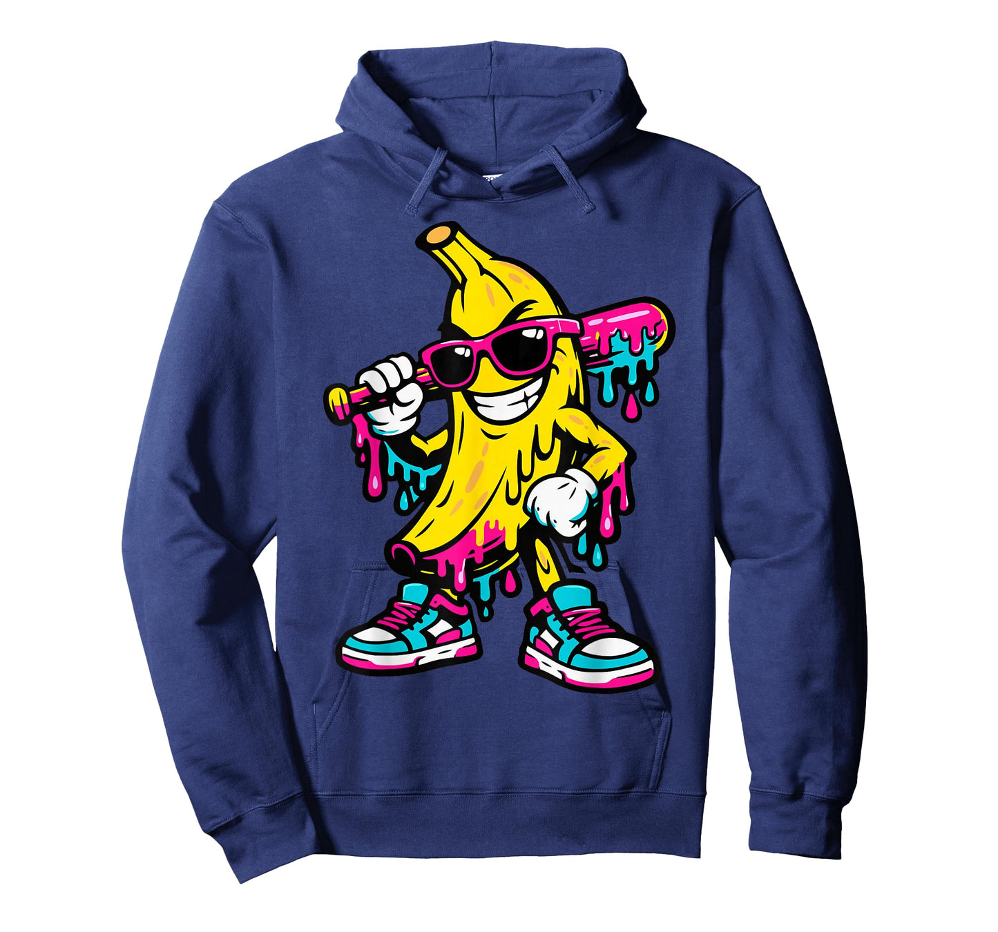 Funny Banana Baseball Drip T-Shirt