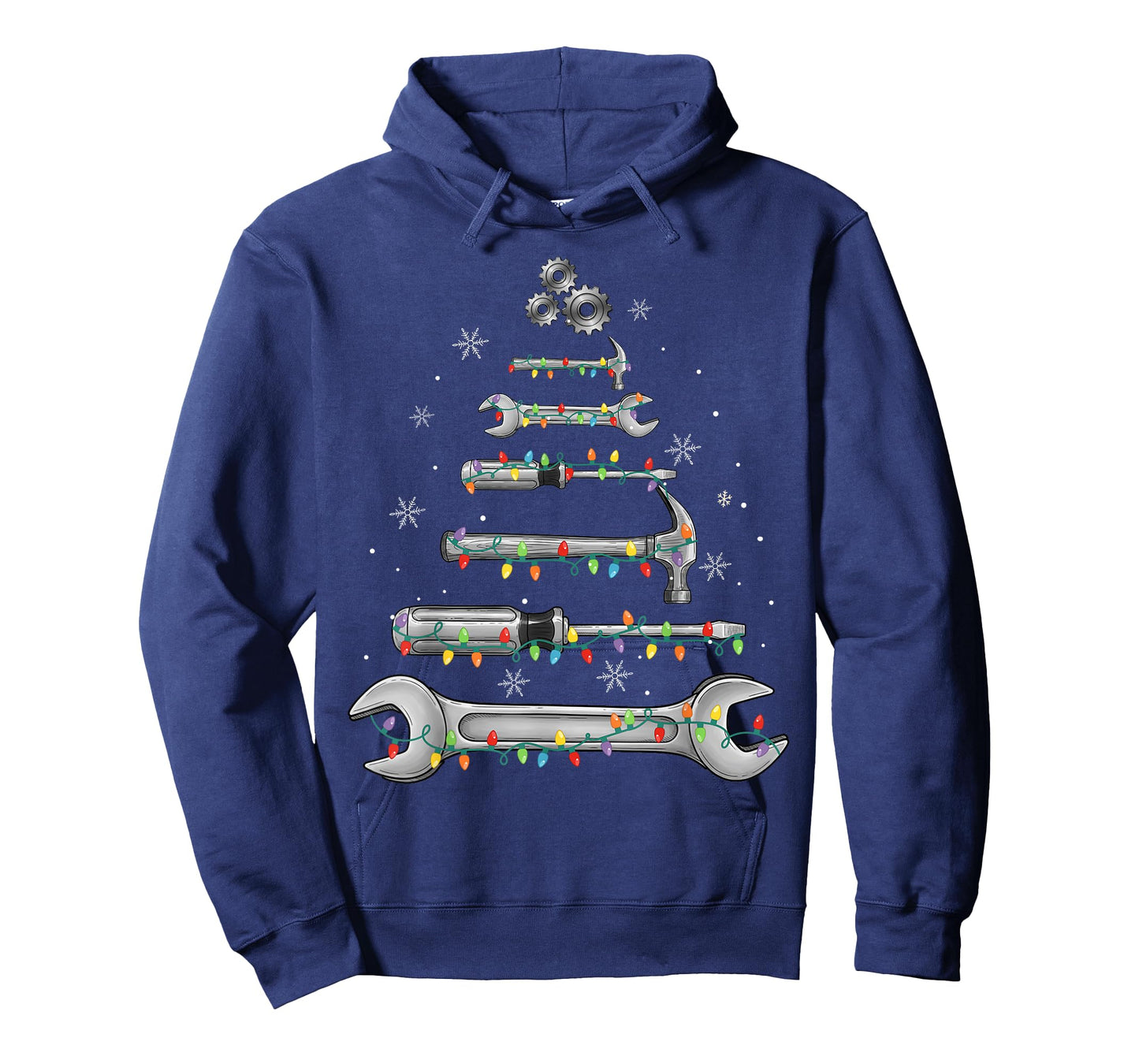 Mechanic Tools Christmas Tree Garage Men Kids Xmas T-Shirt