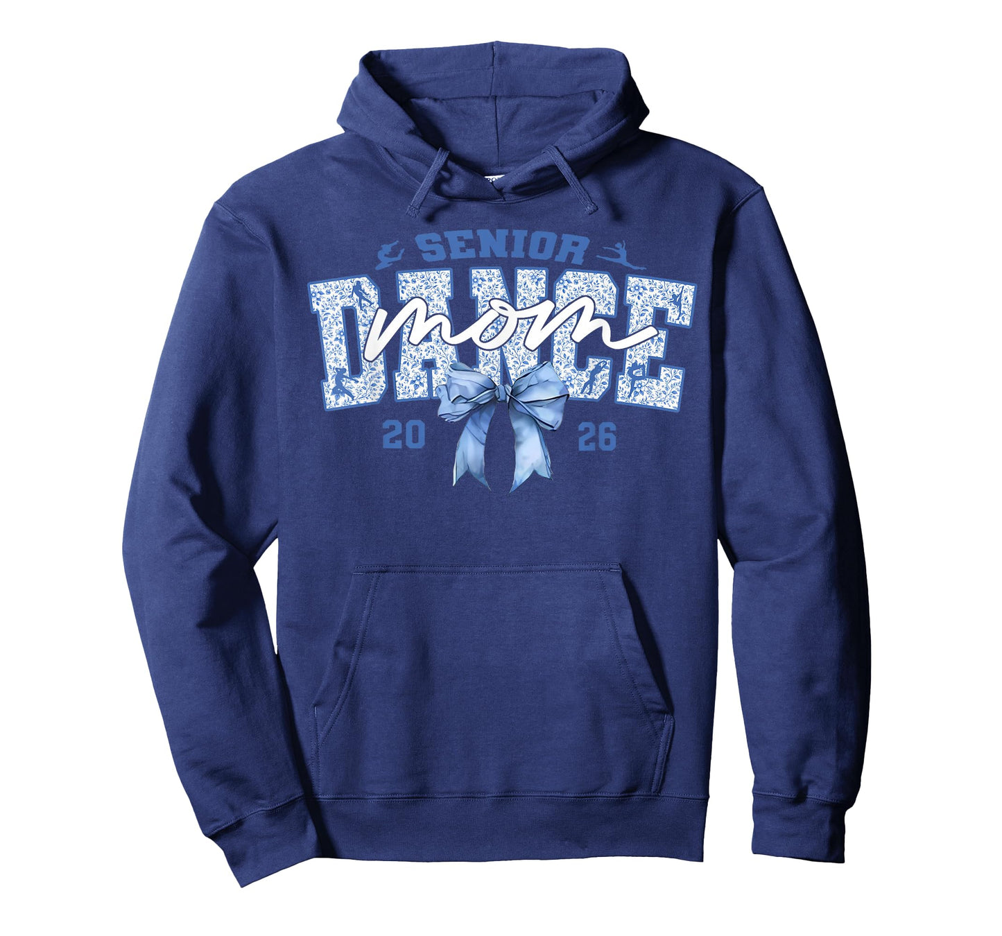 Blue Dance Senior Mom 2026 Coquette Ballet Dancing Mama T-Shirt