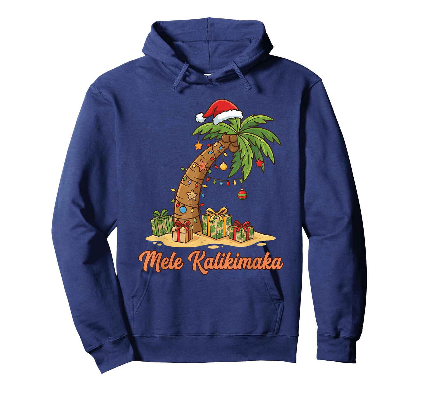 Mele Kalikimaka Hawaiian Christmas Palm Trees T-Shirt