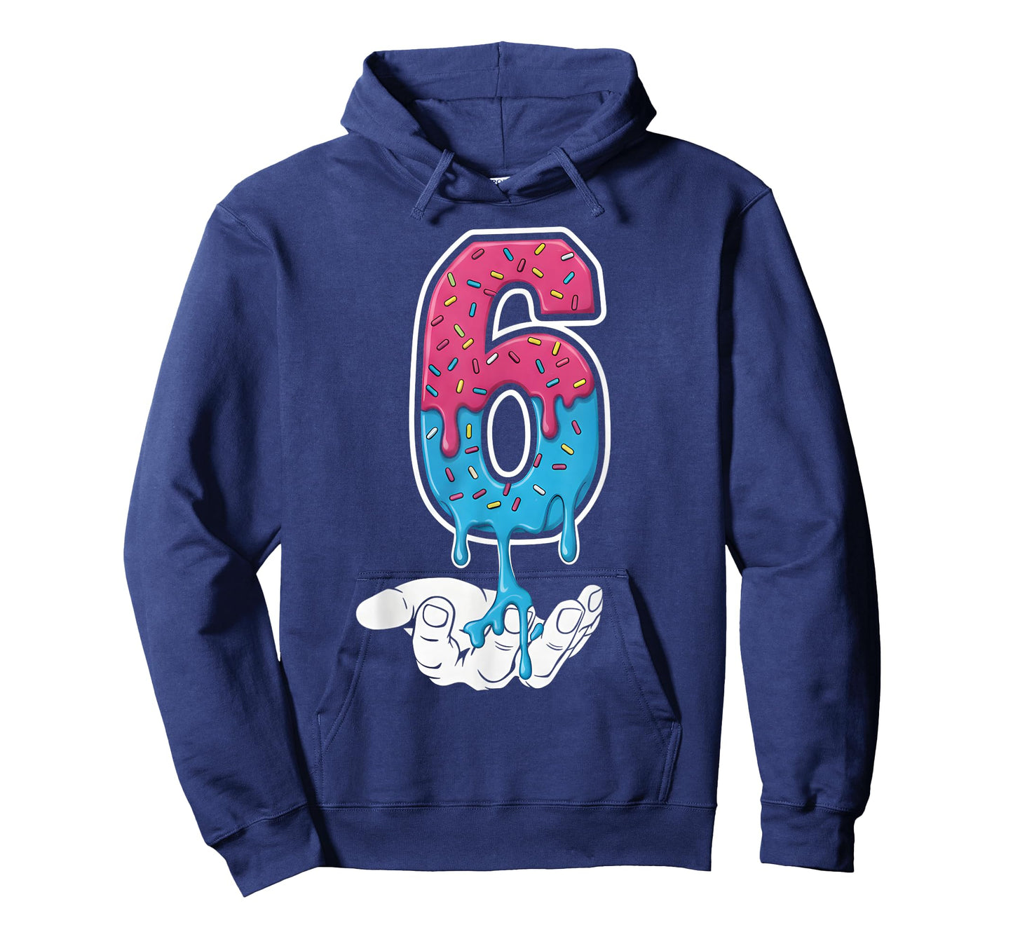 6 Number Six Team Sports Ice Cream Drip 67 Six Seven Meme T-Shirt