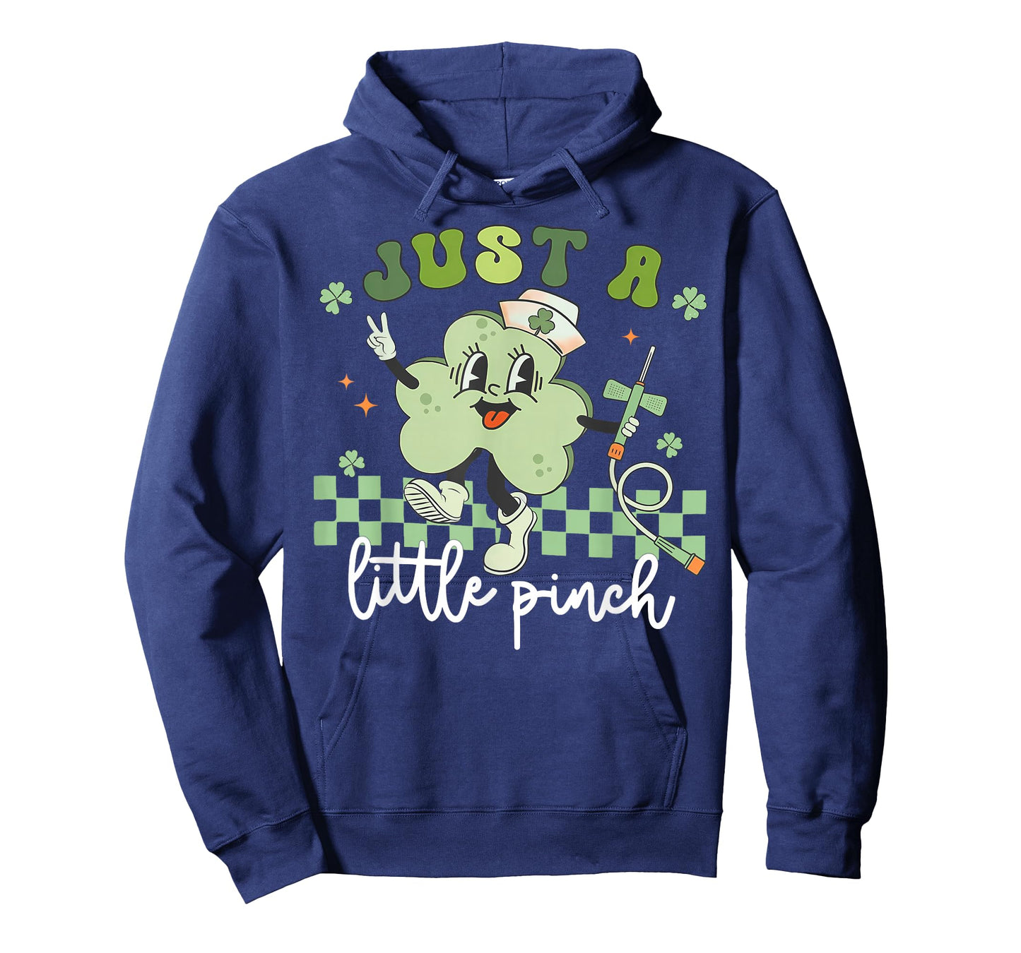Just a Little Pinch Phlebotomist Nurse Shamrock Patricks Day T-Shirt