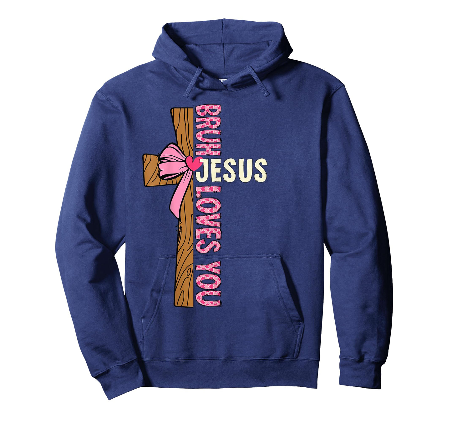 Religious Christian Girl Teens Kids Bruh Jesus Loves You T-Shirt
