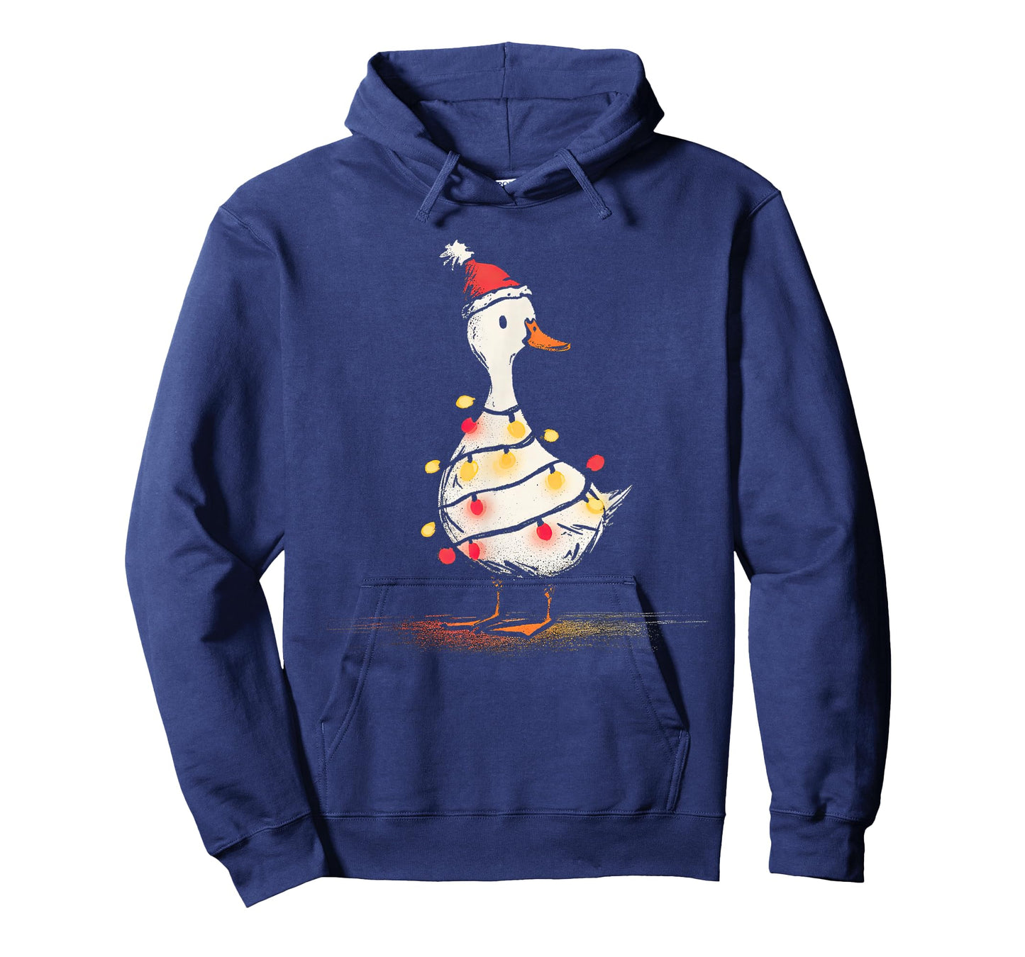 Funny Duck Christmas Graphics Animal Lights Lover T-Shirt