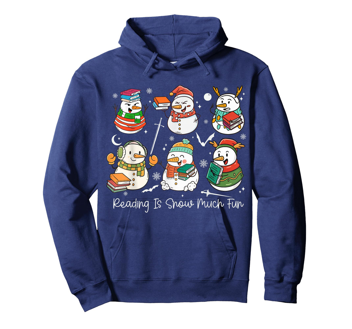 Reading is Snow Much Fun Cute Snowman Book Lover Christmas T-Shirt