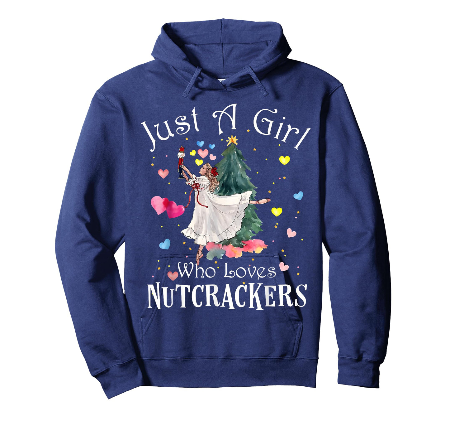 Just A Girl Who Loves Nutcrackers Funny Ballet Christmas T-Shirt