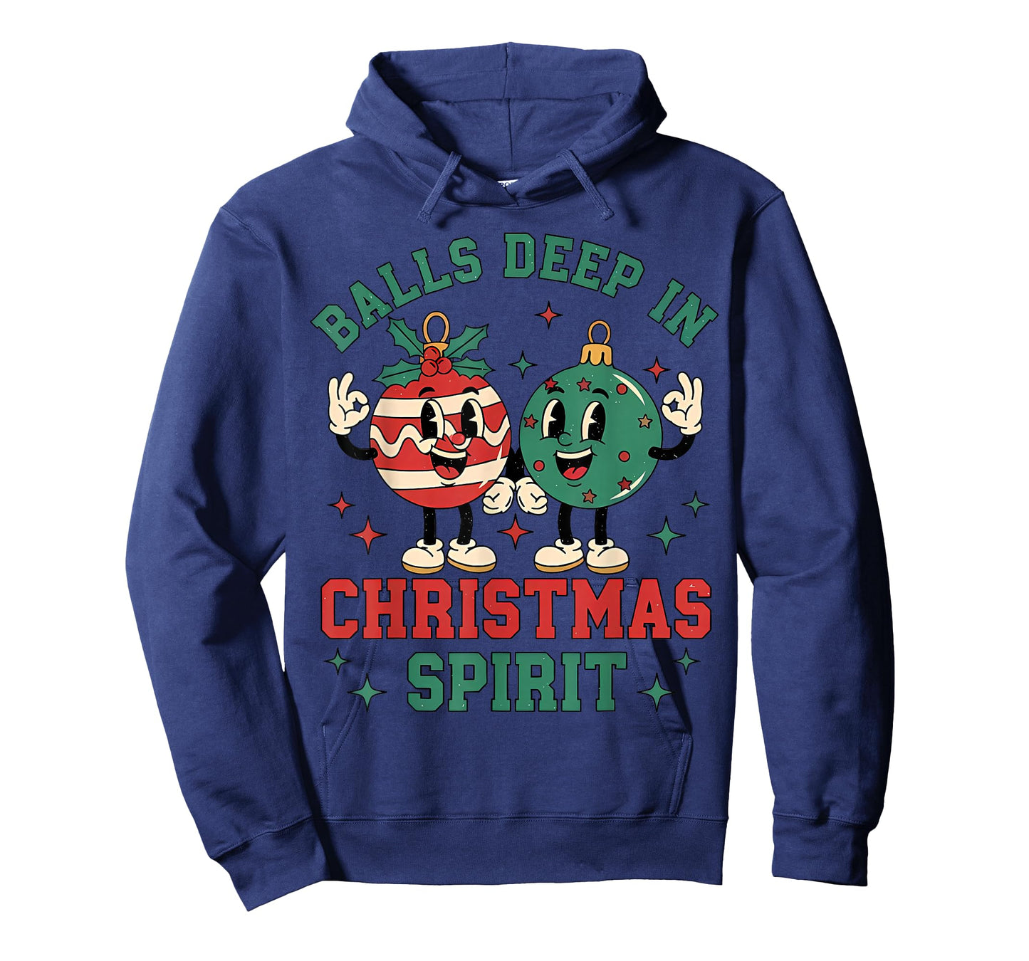 Christmas Humor Balls Deep in Christmas Spirit T-Shirt