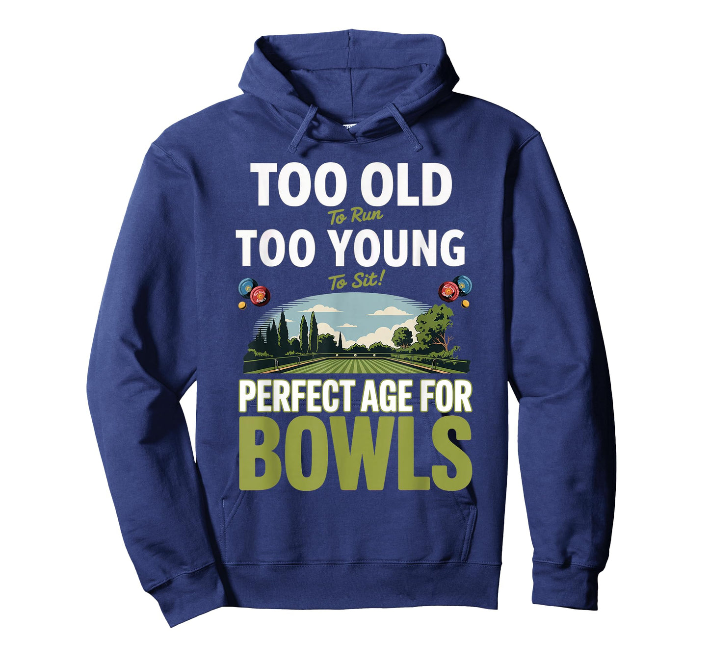 Lawn Bowls Outfit Idea for Men Lawn Bowling Themed T-Shirt