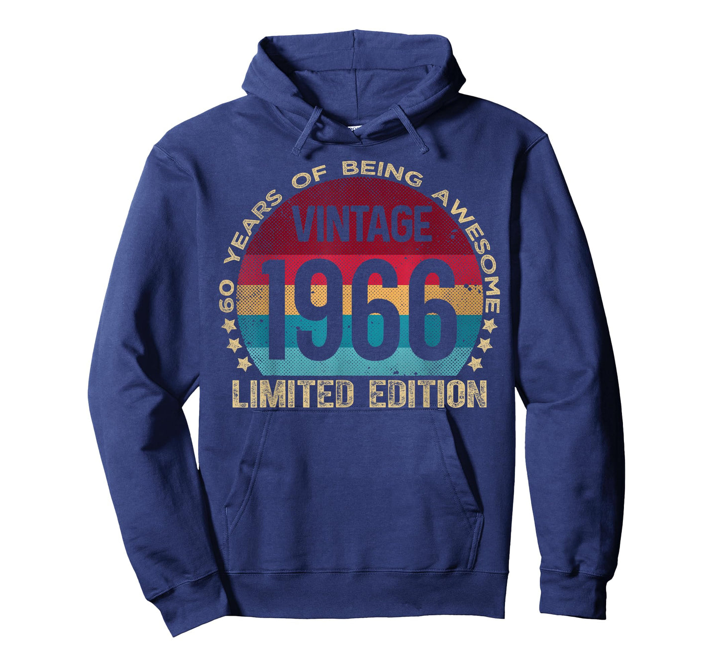 60 Year Old Gifts Vintage 1966 Limited Edition 60th Birthday T-Shirt