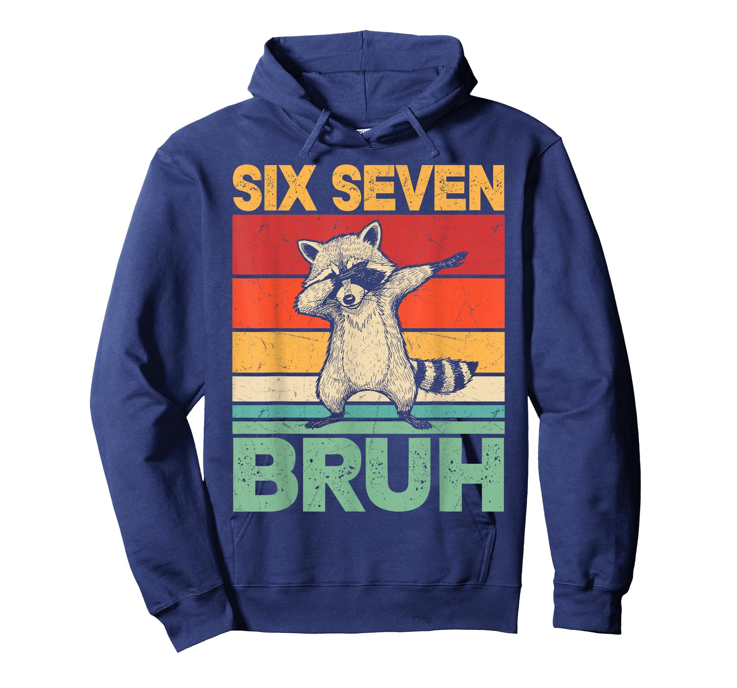 Funny 67 Meme Boys Kids 6 7 Dabbing Six Seven Bruh Raccoon T-Shirt