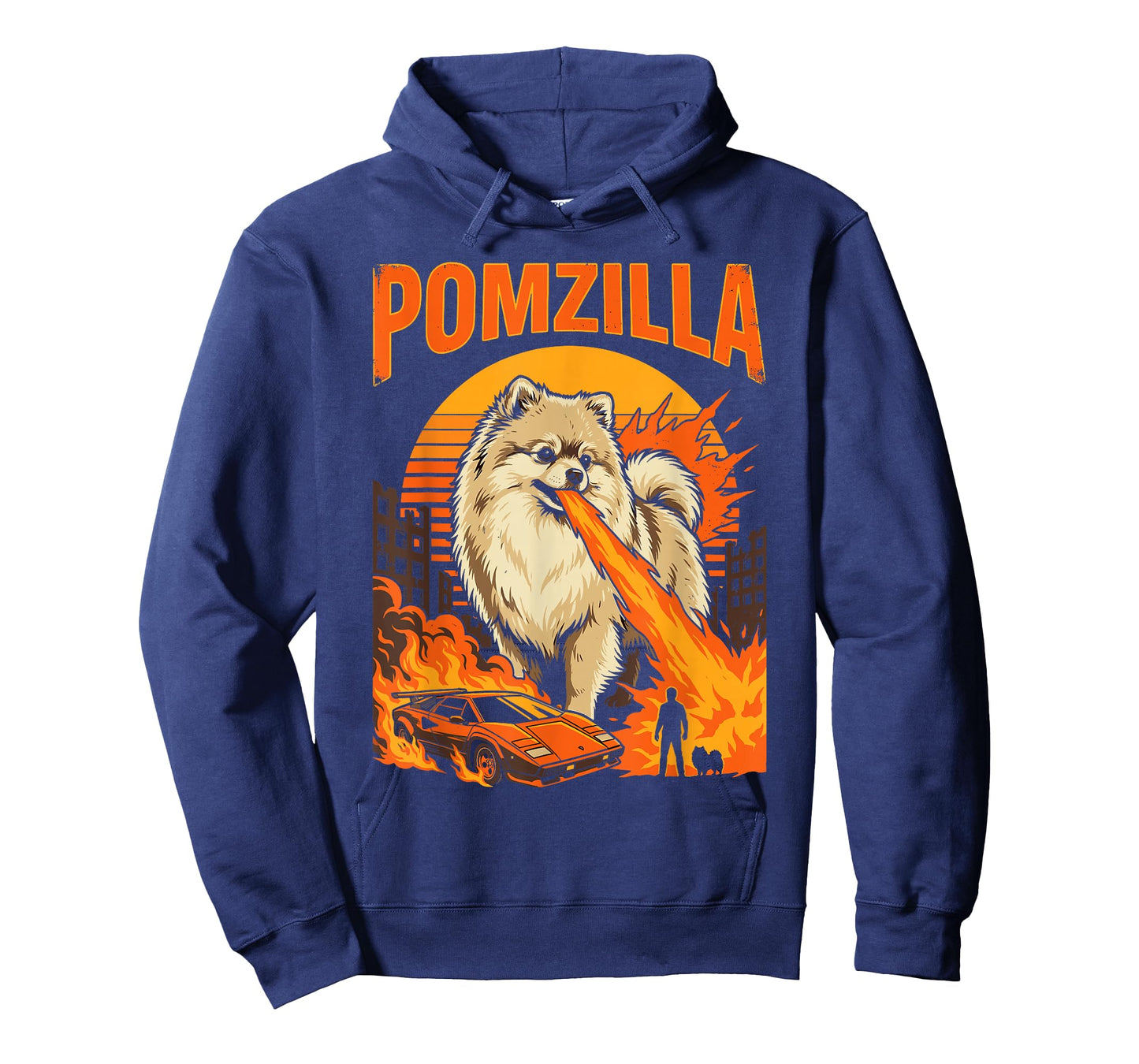 Funny Pomzilla Pom Pomeranian Dog Lover T T-Shirt