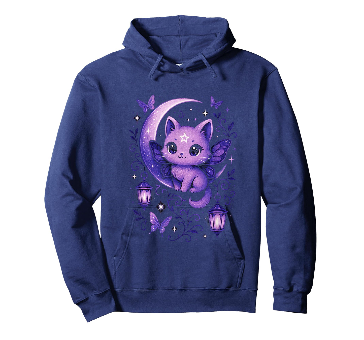 Moonlit Cat - Kawaii Pastel Goth Gothic Aesthetic T-Shirt