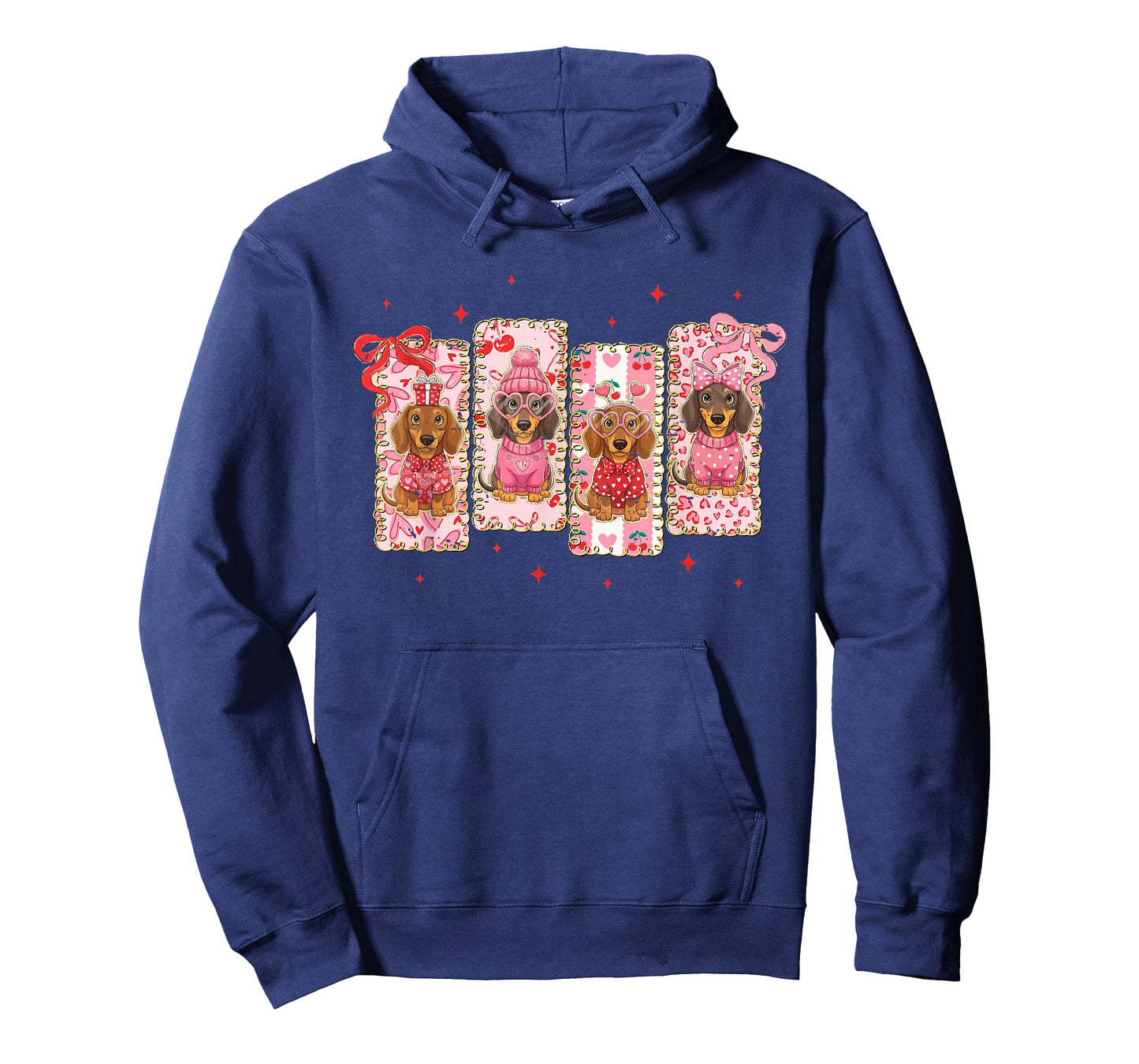 Coquette Bow Funny My Dachshund is My Valentine Dog Lover T-Shirt