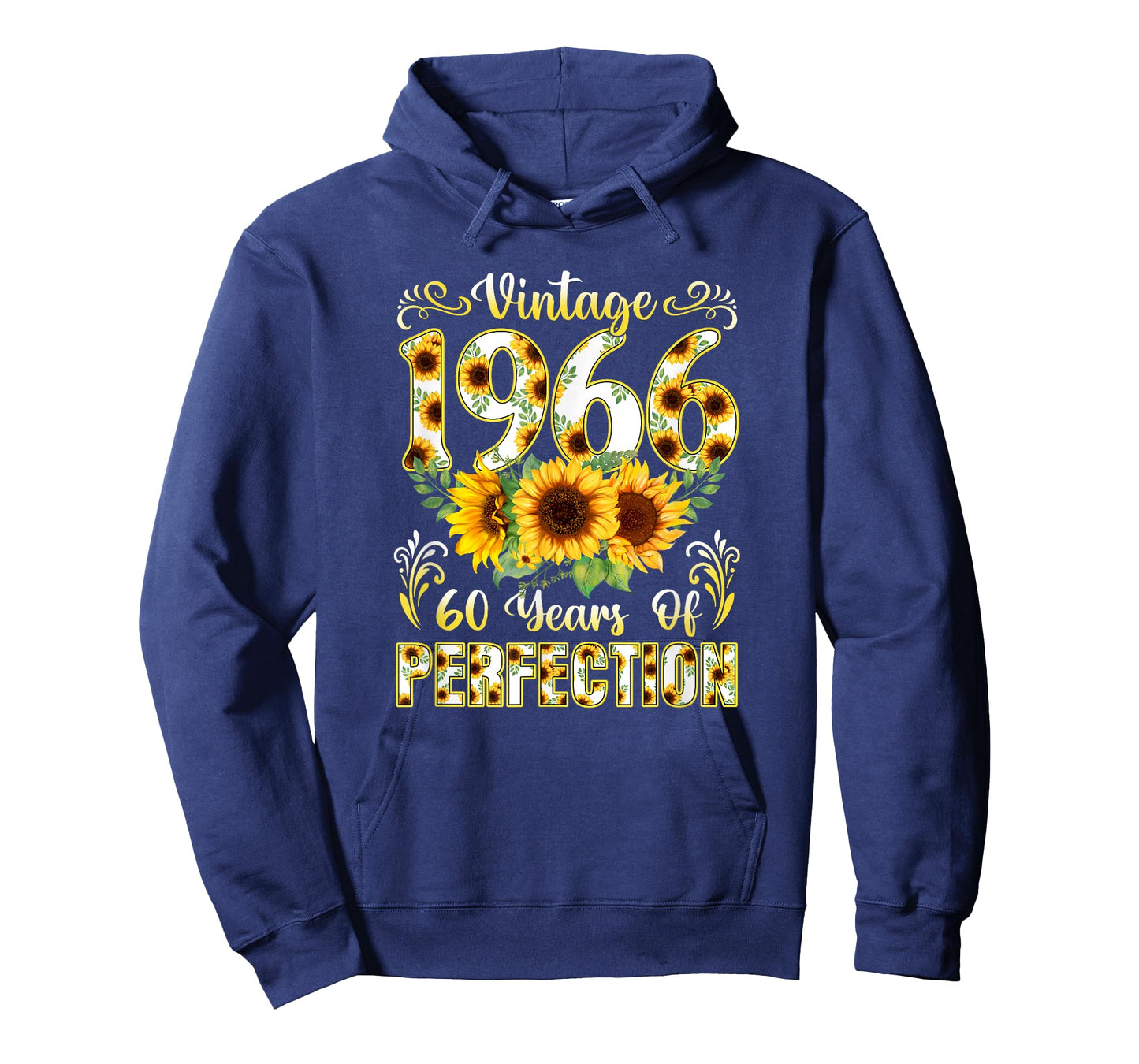 60 Year Old Vintage 1966 Sunflower 60th Birthday Girl Women T-Shirt
