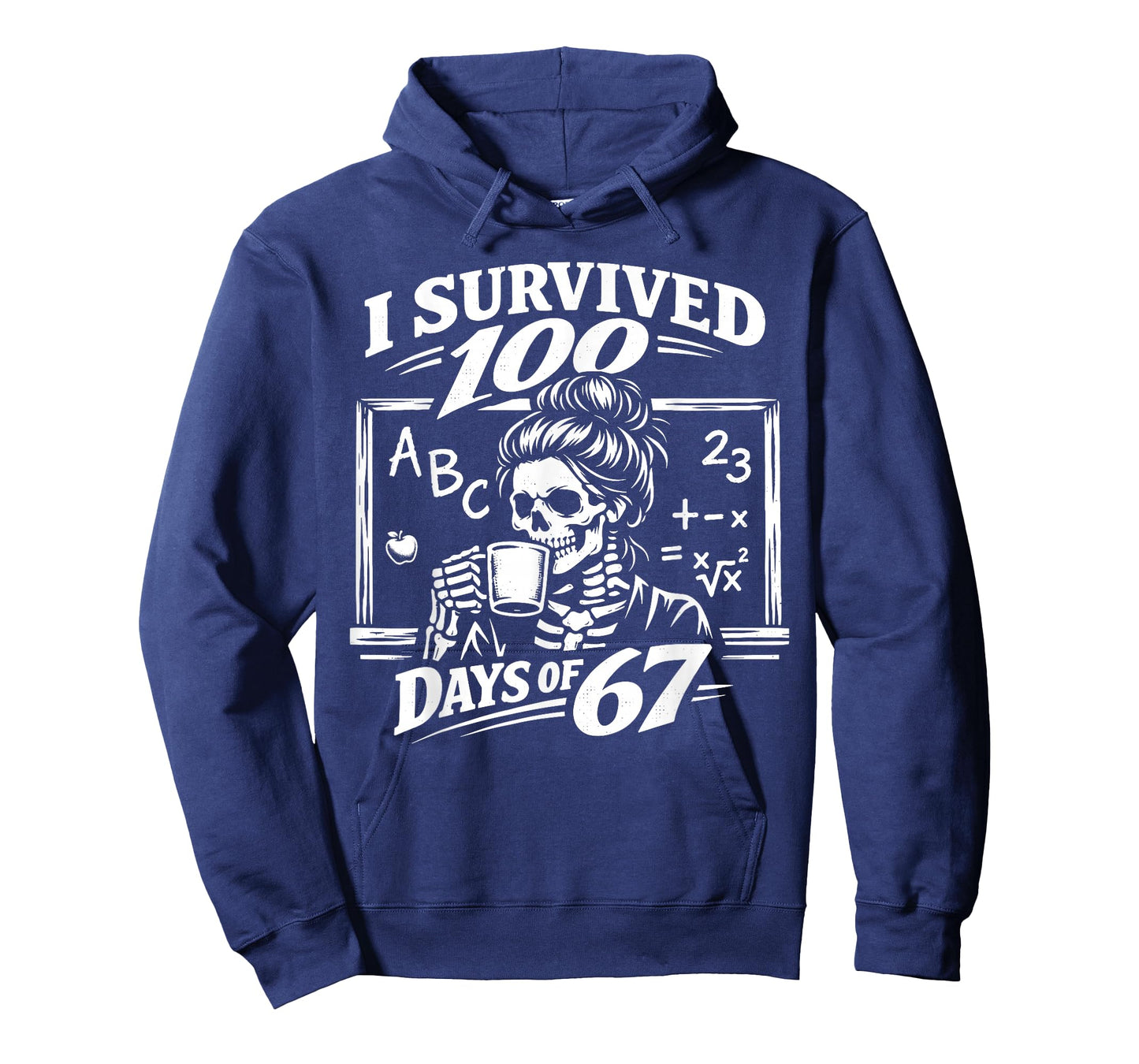 I Survived 100 Days of 6 7 Six Seven Meme Teacher T-Shirt